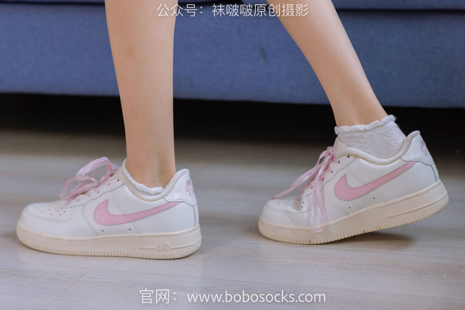 BoBoSocks袜啵啵 No.147 稚予-空军一号板鞋、白棉袜、体操服/(139P)