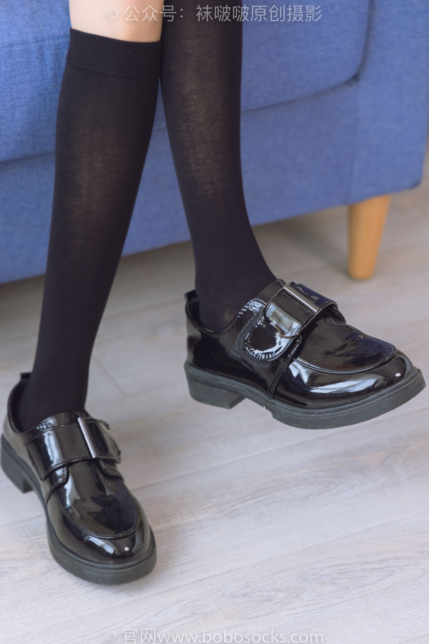 BoBoSocks袜啵啵 No.198 稚予-皮鞋、黑色小腿袜、高跟鞋、肉丝/(138P)