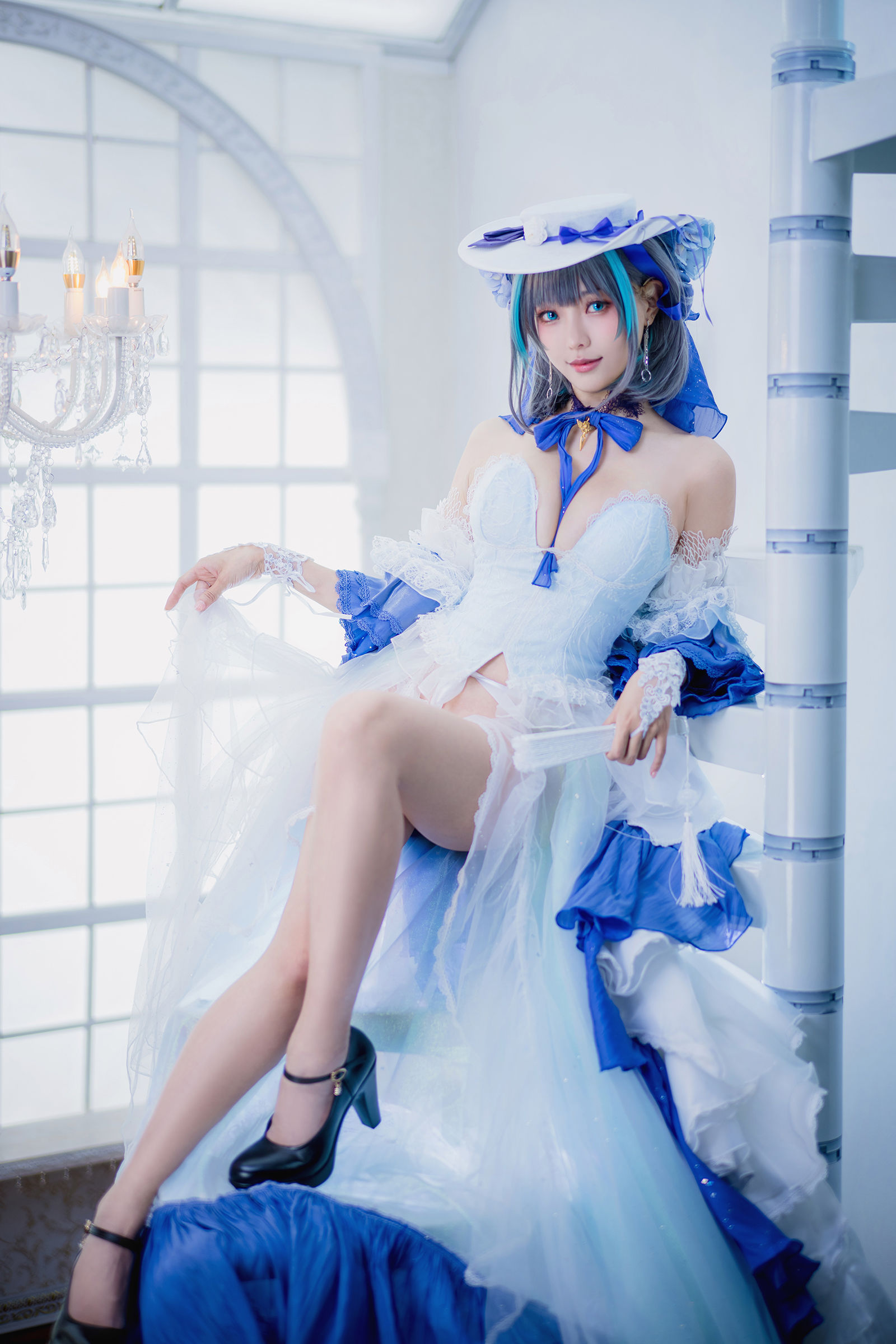 Ely_eee(ElyEE子) - Cheshire Dress 柴郡禮服/(25P)