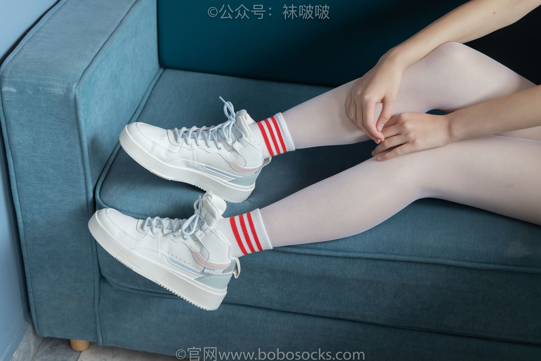 BoBoSocks袜啵啵 积分限定作品004 熊熊-板鞋、白棉袜、白丝/(139P)