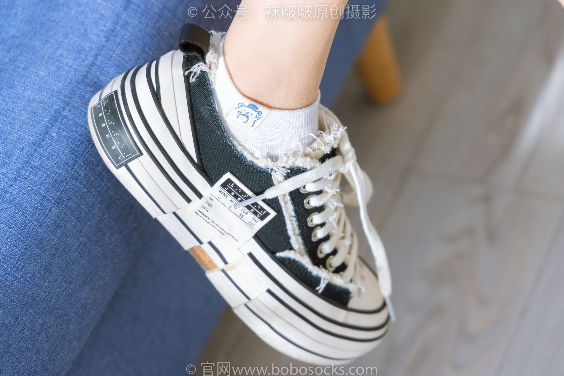 BoBoSocks袜啵啵 No.173 稚予-高跟鞋、板鞋、白丝、肉丝、白棉袜/(149P)