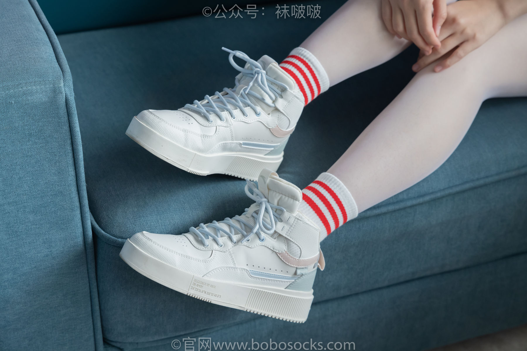 BoBoSocks袜啵啵 积分限定作品004 熊熊-板鞋、白棉袜、白丝/(139P)