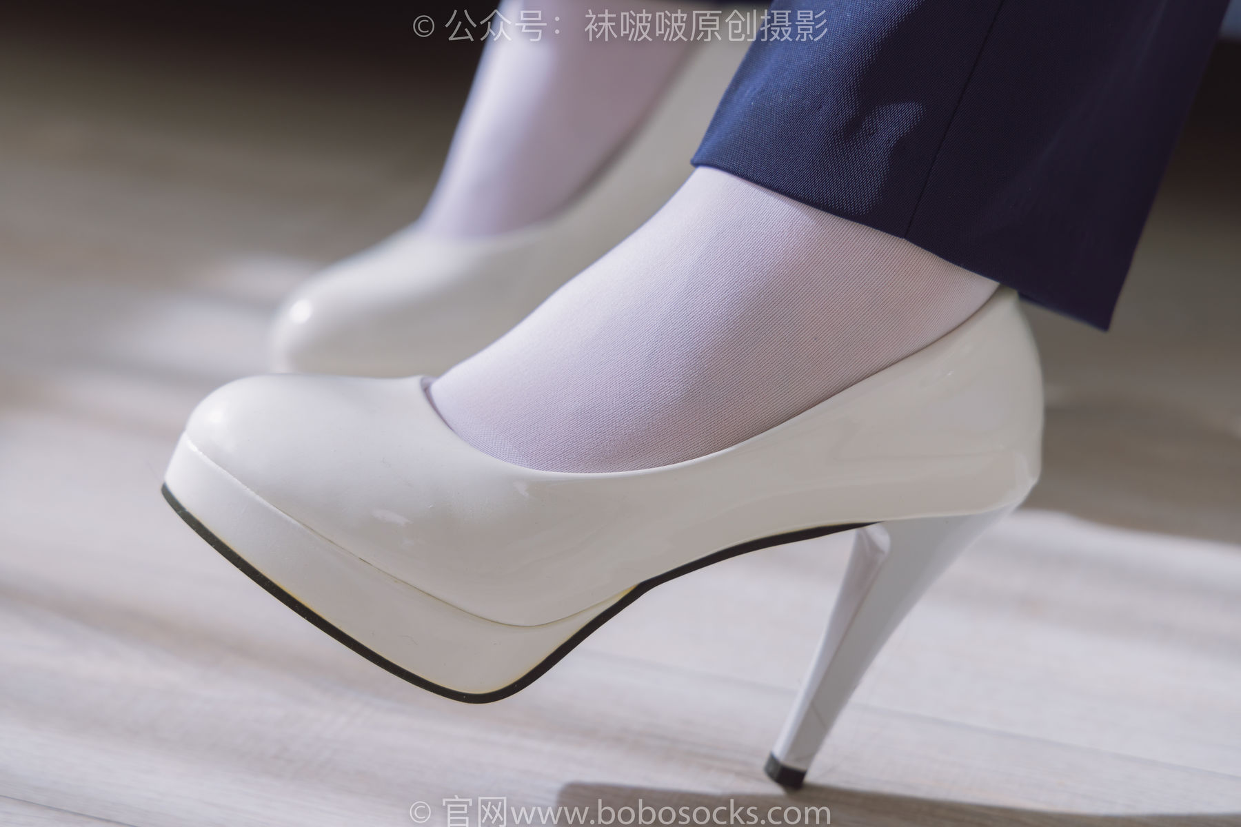 BoBoSocks袜啵啵 No.178 小甜豆-高跟鞋、厚白丝、ol风裤里丝/(140P)
