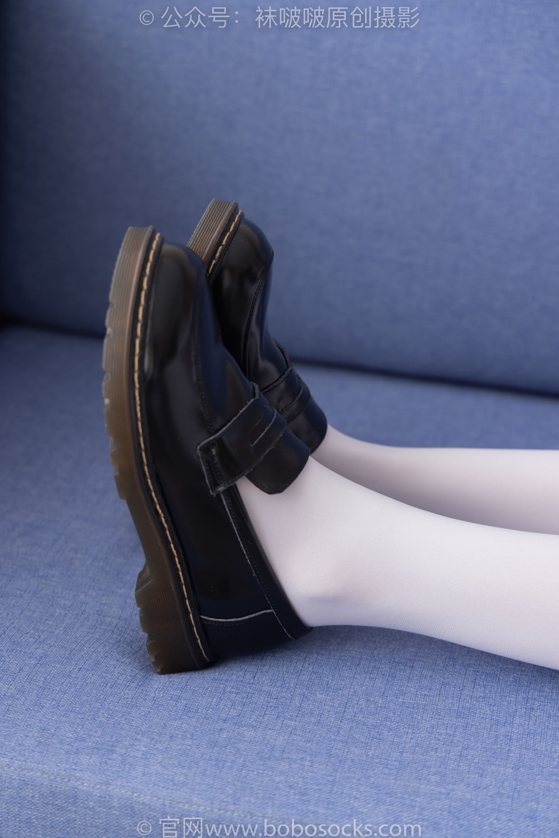 BoBoSocks袜啵啵 No.195 小甜豆-黑皮鞋、厚白丝、女仆装/(135P)