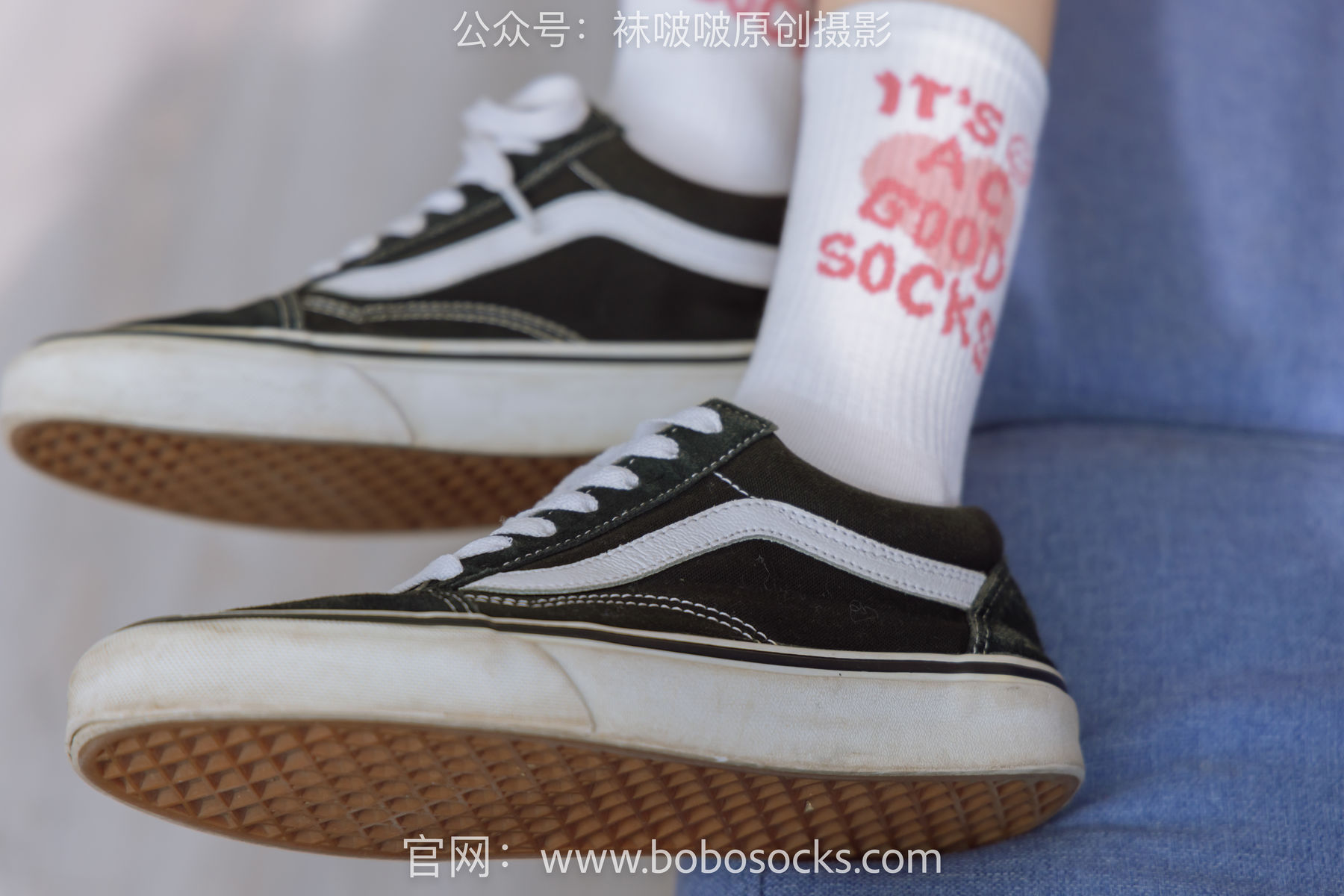 BoBoSocks袜啵啵 No.143 稚予-匡威板鞋、vans帆布鞋、两双白棉袜/(166P)