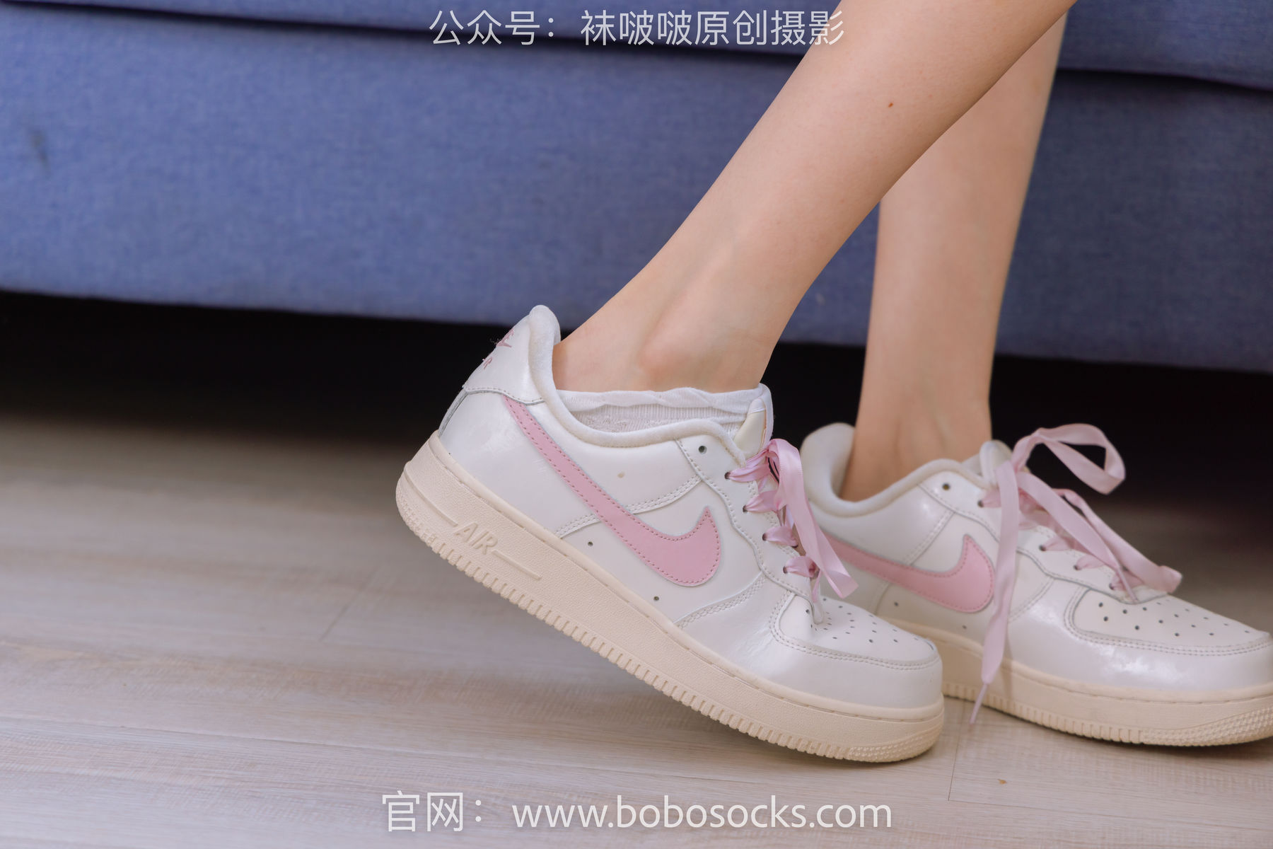 BoBoSocks袜啵啵 No.147 稚予-空军一号板鞋、白棉袜、体操服/(139P)