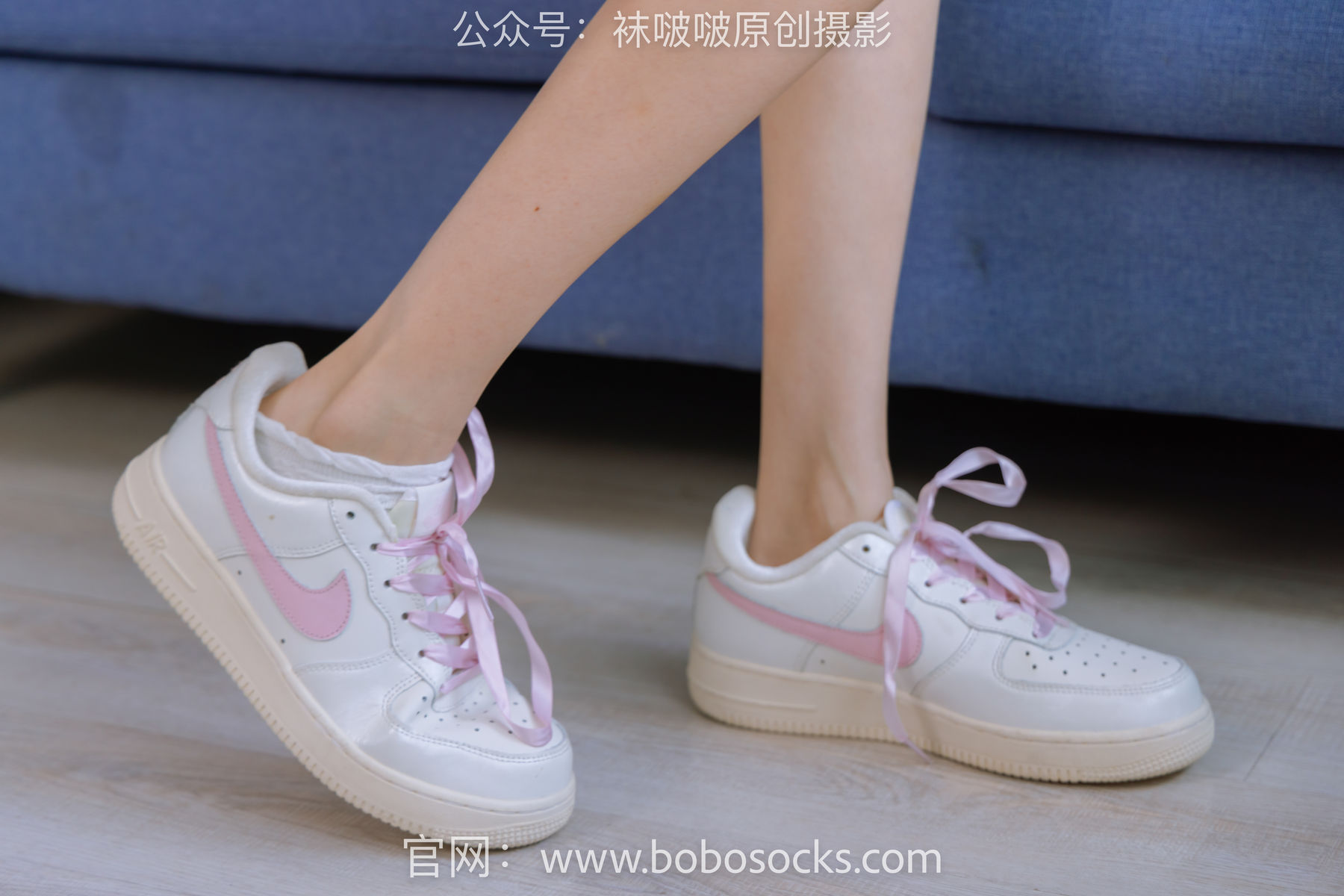 BoBoSocks袜啵啵 No.147 稚予-空军一号板鞋、白棉袜、体操服/(139P)