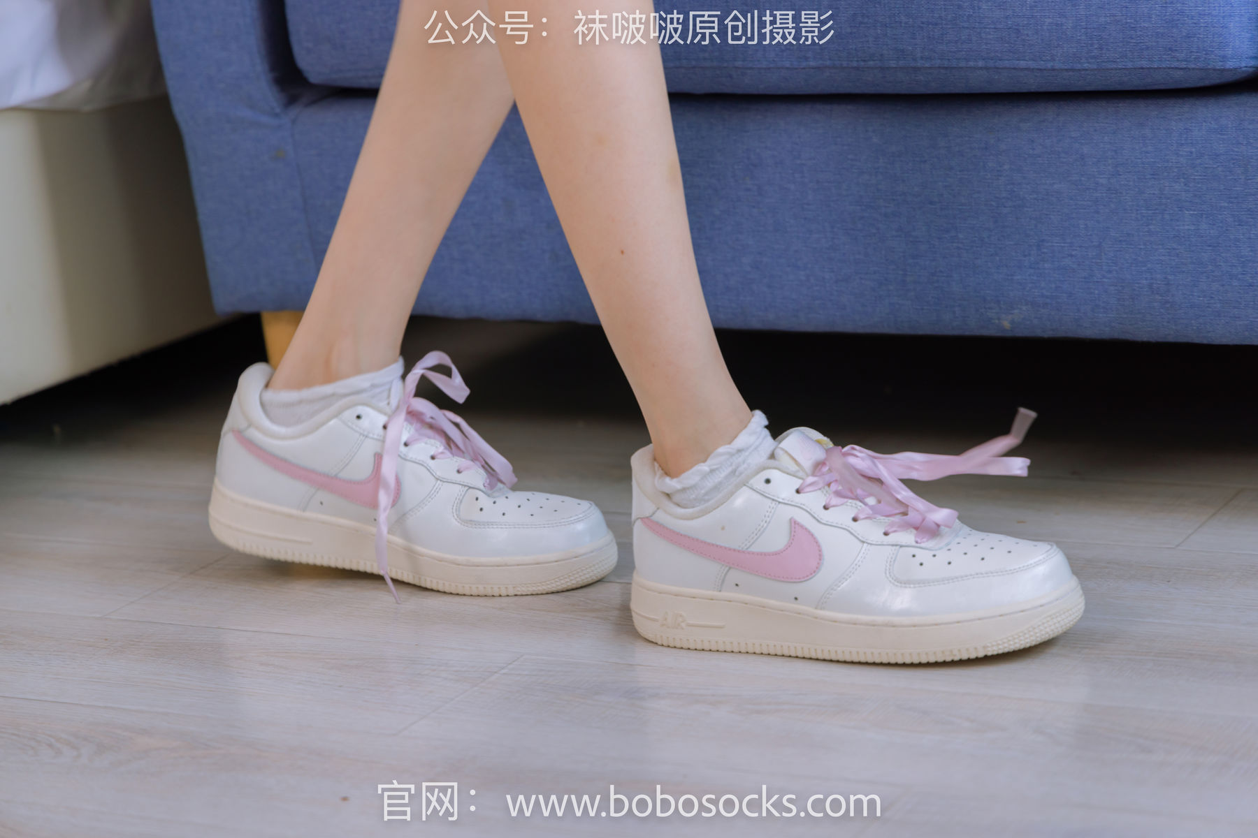 BoBoSocks袜啵啵 No.147 稚予-空军一号板鞋、白棉袜、体操服/(139P)