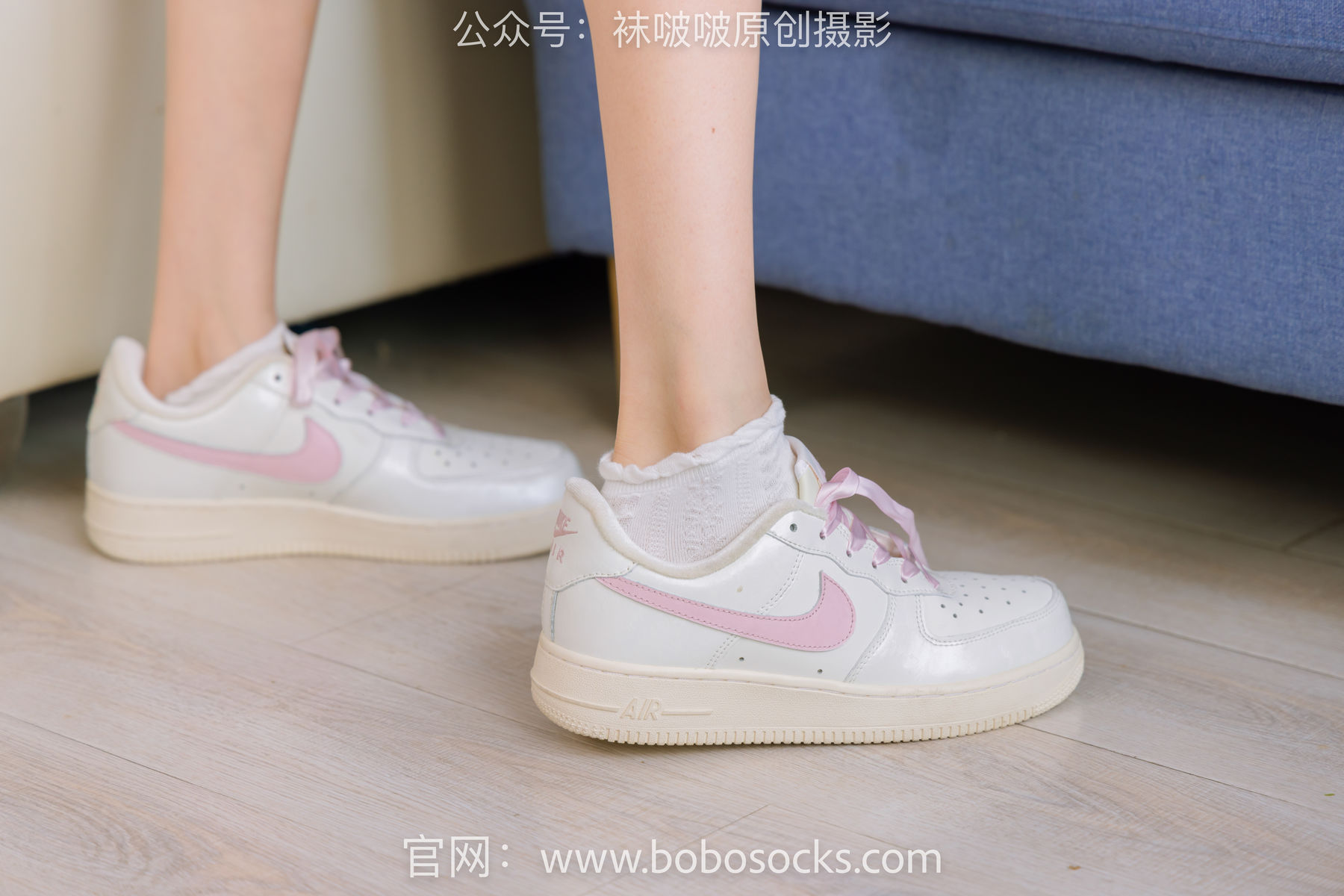 BoBoSocks袜啵啵 No.147 稚予-空军一号板鞋、白棉袜、体操服/(139P)