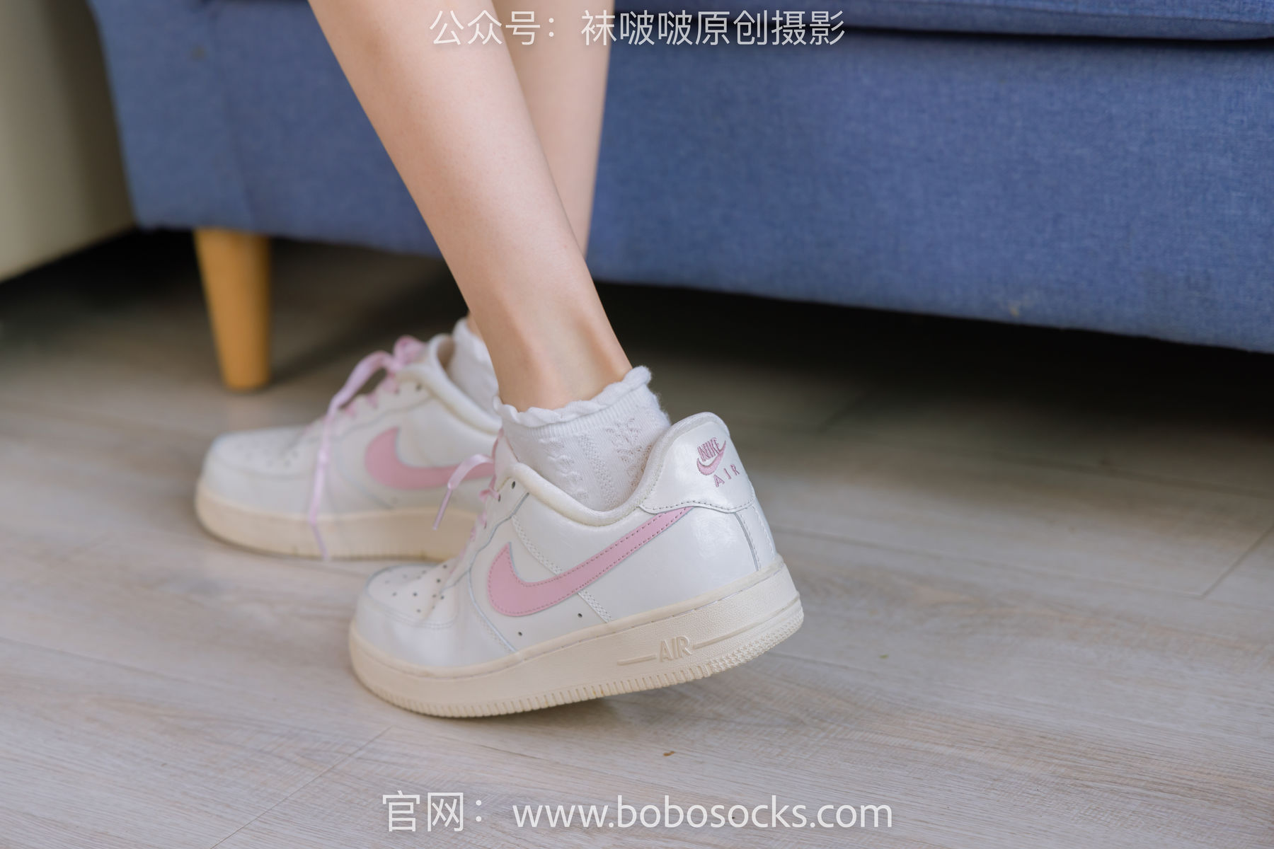 BoBoSocks袜啵啵 No.147 稚予-空军一号板鞋、白棉袜、体操服/(139P)