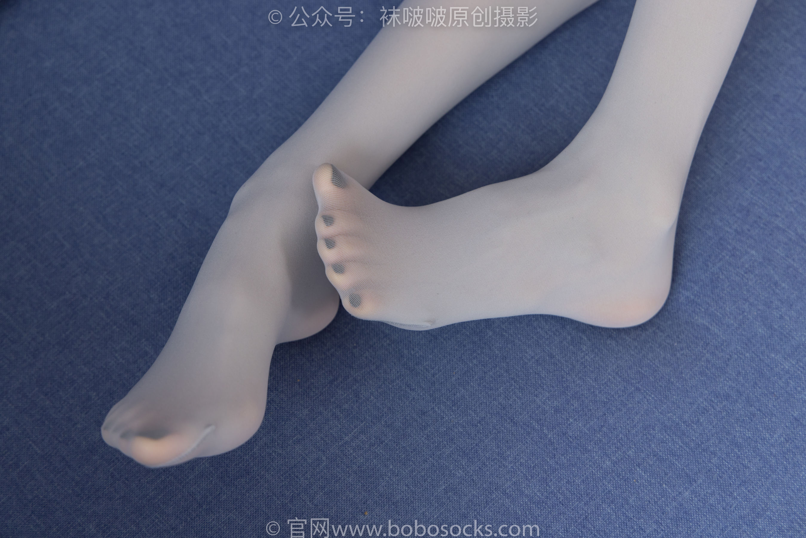 BoBoSocks袜啵啵 No.213 稚予 -黑皮鞋、厚灰丝/(140P)