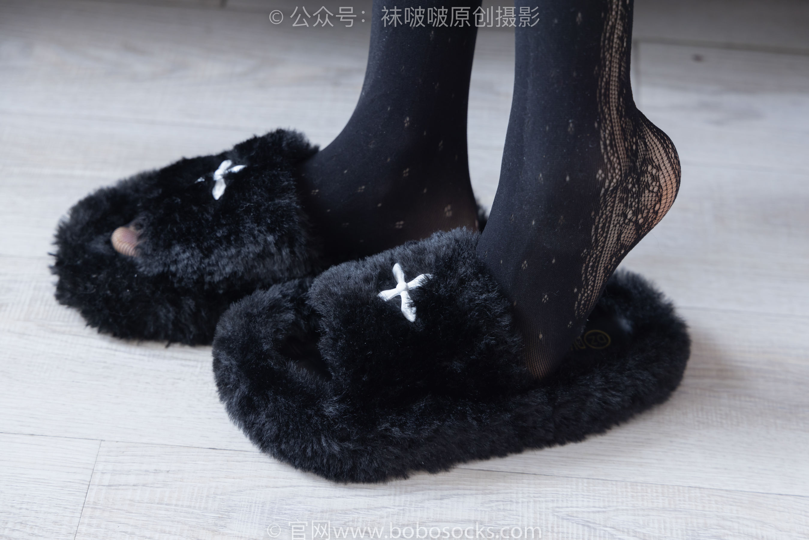 BoBoSocks袜啵啵 No.219 稚予-板鞋、拖鞋、厚黑丝、蕾丝黑丝/(140P)