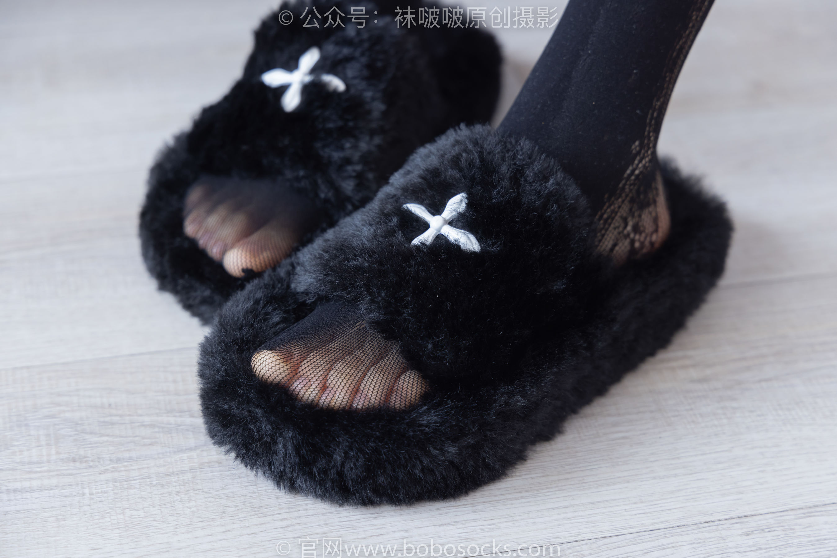 BoBoSocks袜啵啵 No.219 稚予-板鞋、拖鞋、厚黑丝、蕾丝黑丝/(140P)