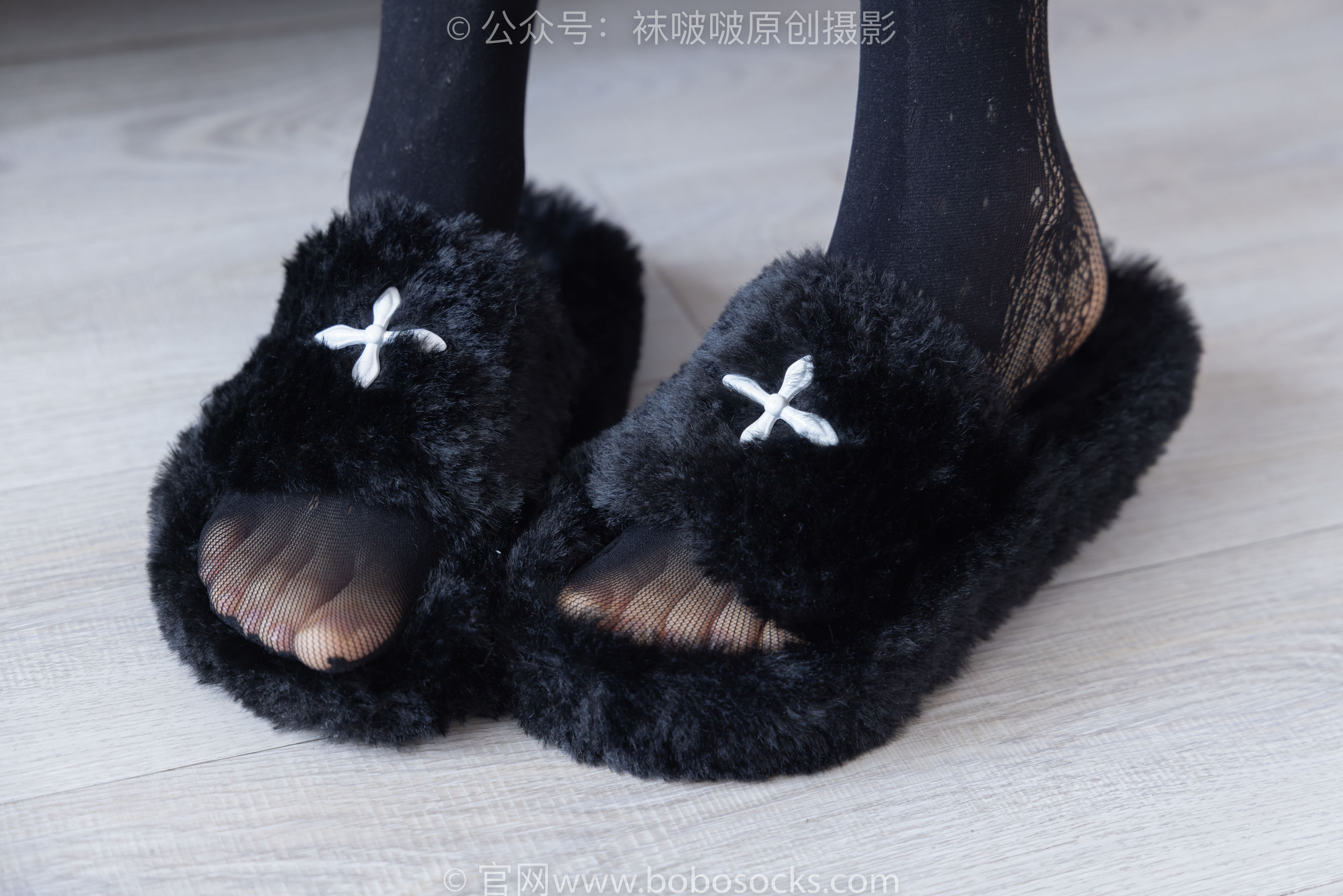 BoBoSocks袜啵啵 No.219 稚予-板鞋、拖鞋、厚黑丝、蕾丝黑丝/(140P)