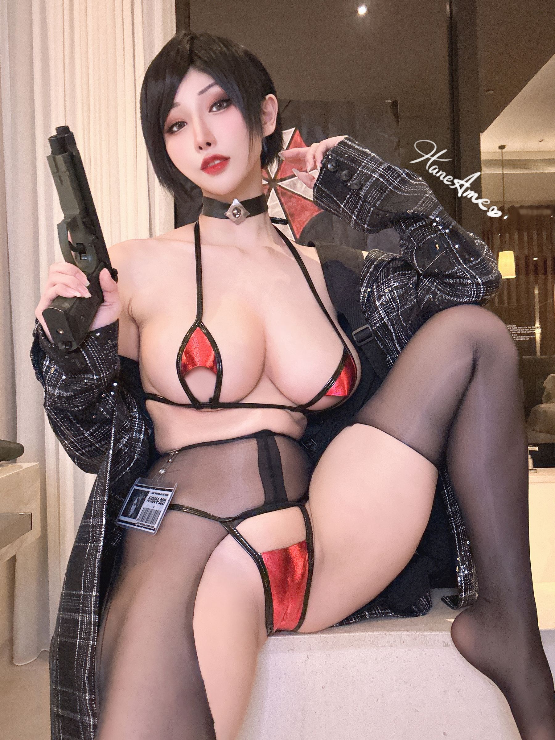 Hane Ame 雨波写真 - Resident Evil Ada Wong/(41P)