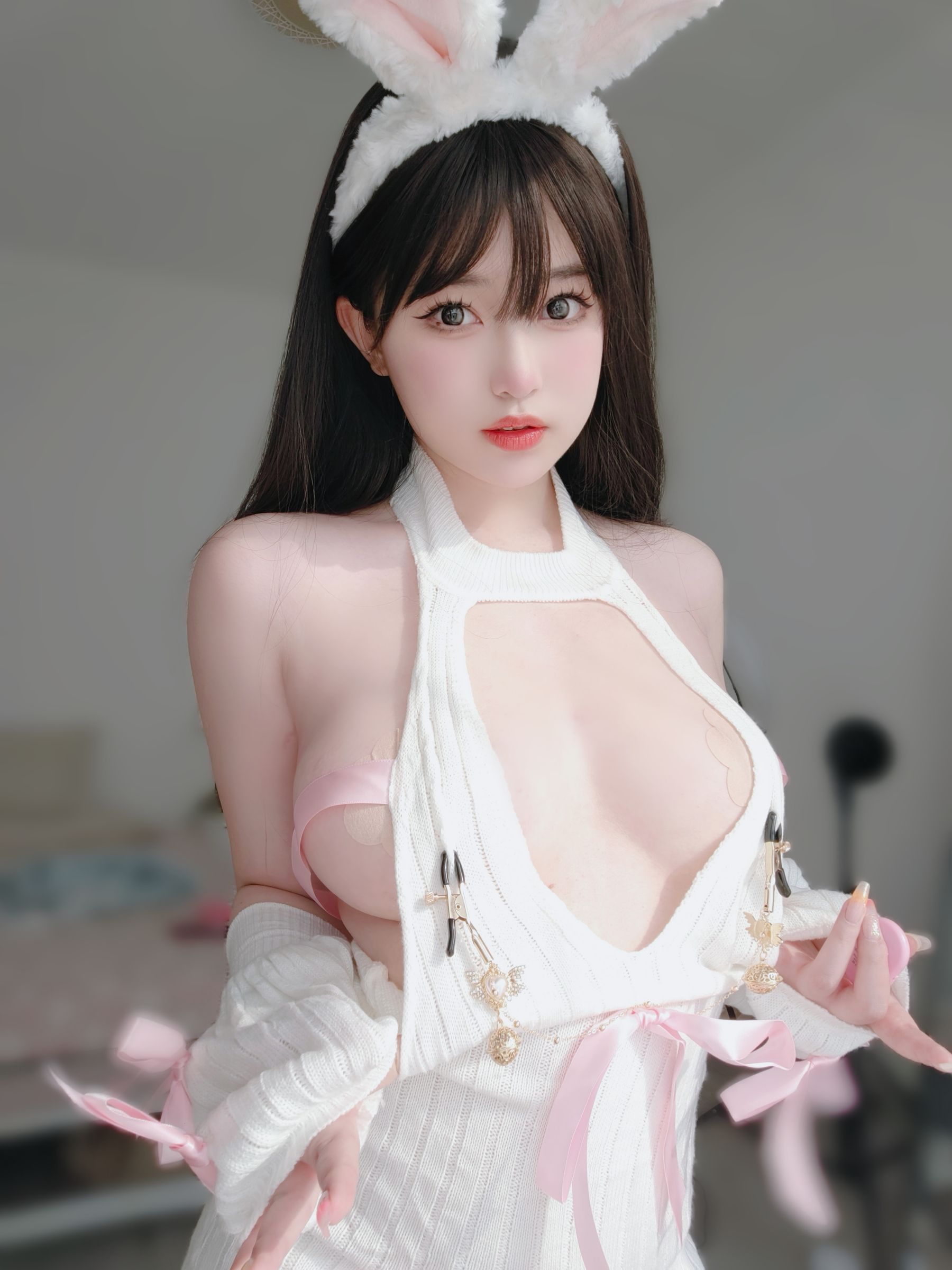 女主K - 白丝兔女郎/(102P)