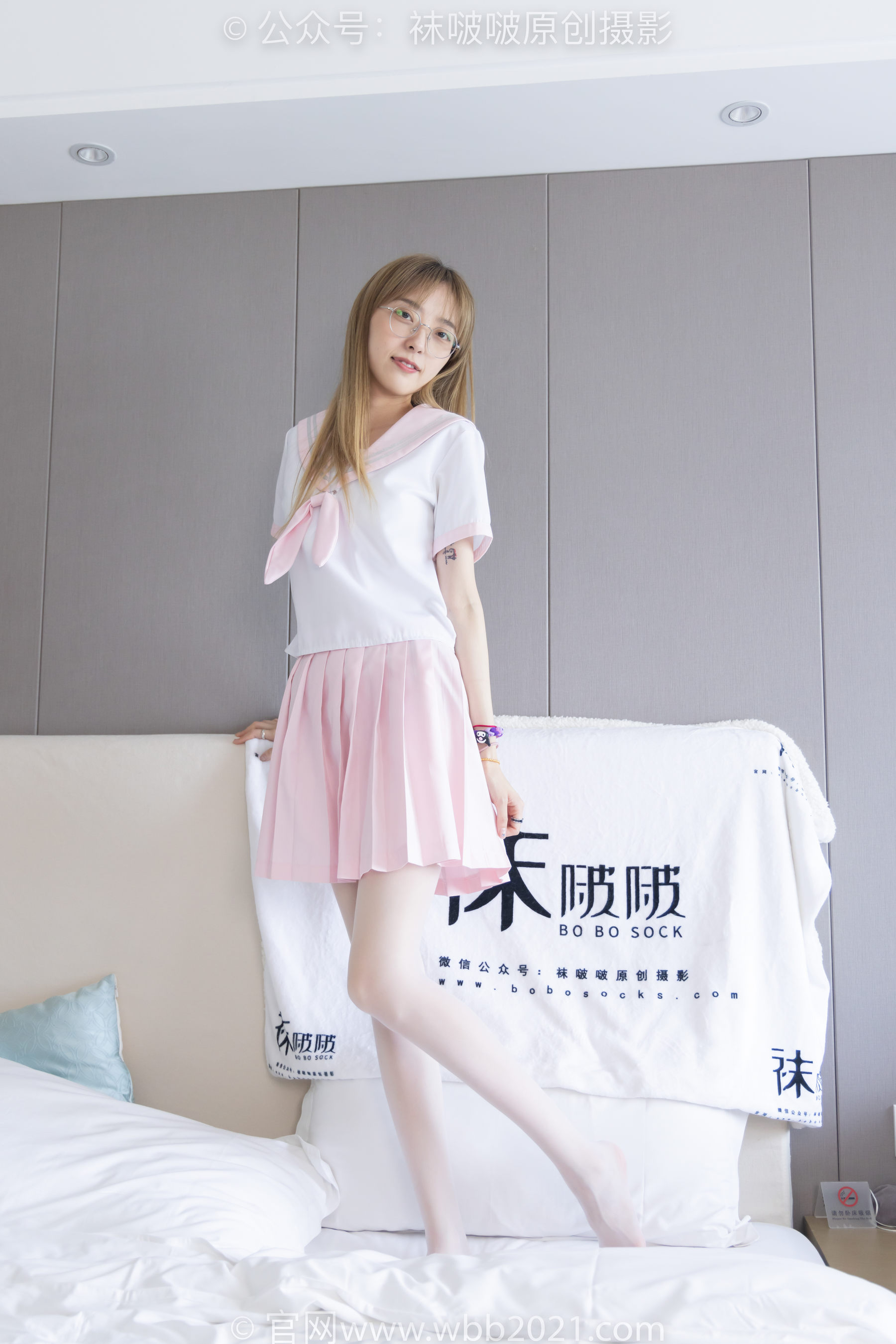 BoBoSocks袜啵啵 No.238 稚予-皮鞋、白丝、JK制服/(153P)