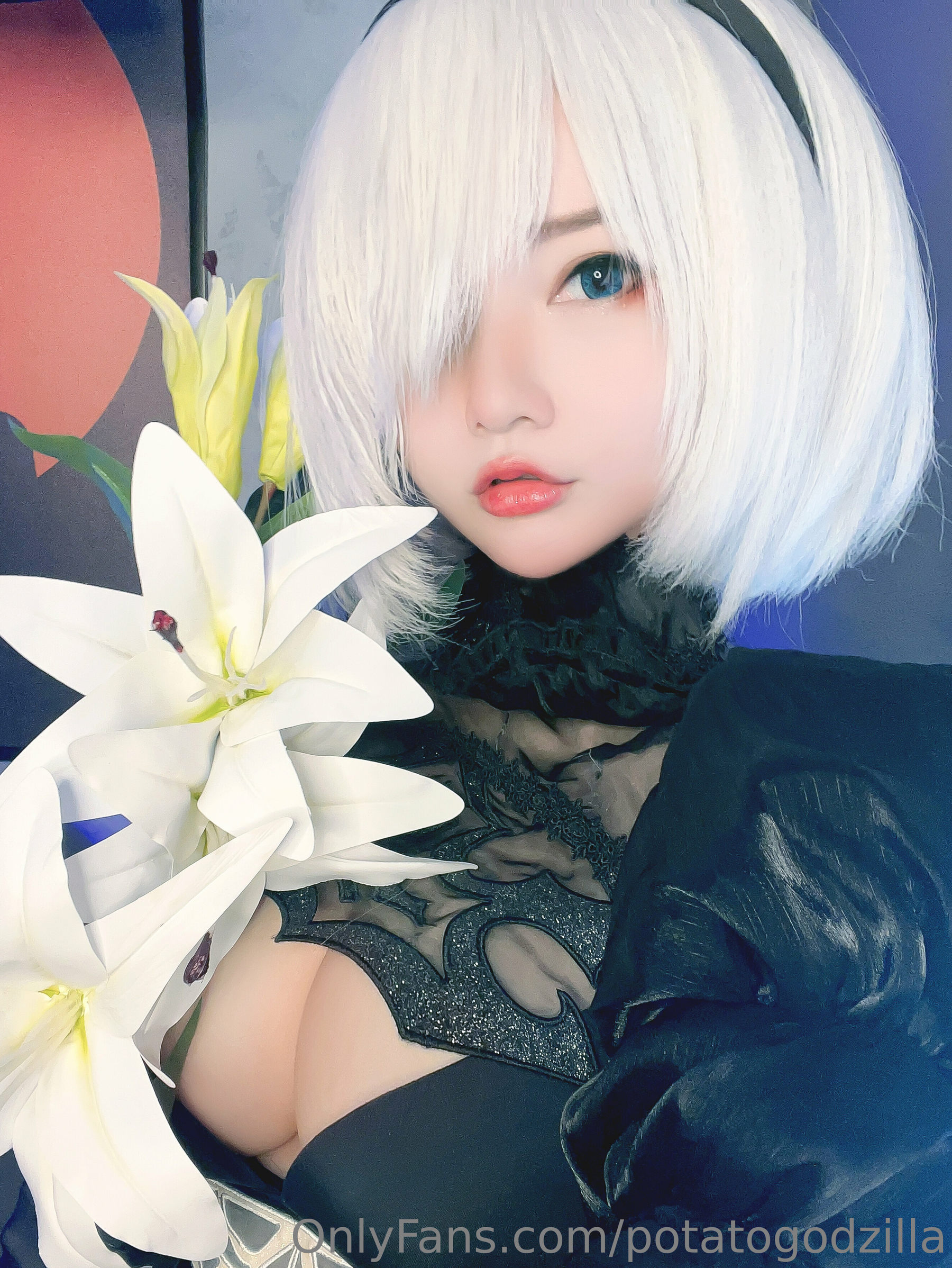 Coser小姐姐Potato Godzilla - 2B Bride/(28P)