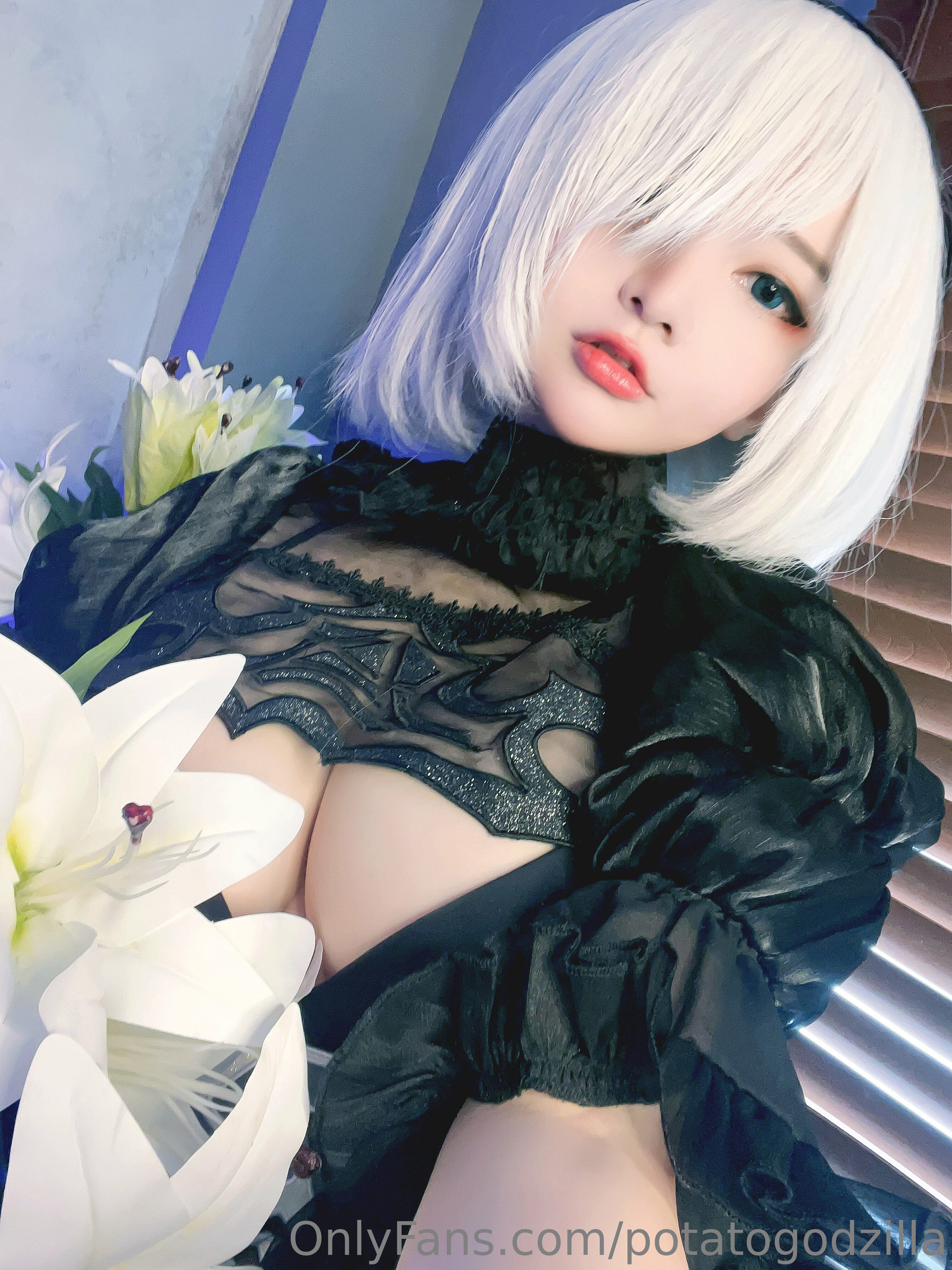 Coser小姐姐Potato Godzilla - 2B Bride/(28P)