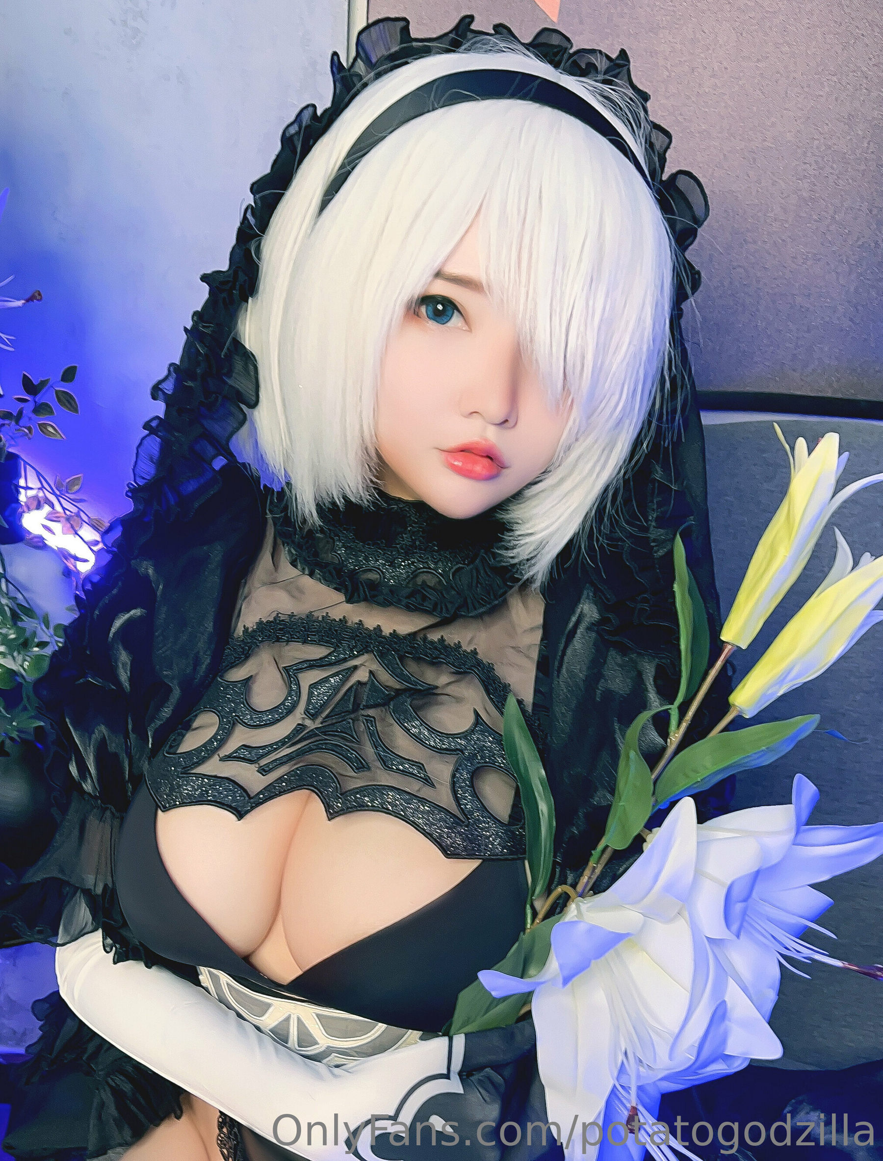 Coser小姐姐Potato Godzilla - 2B Bride/(28P)