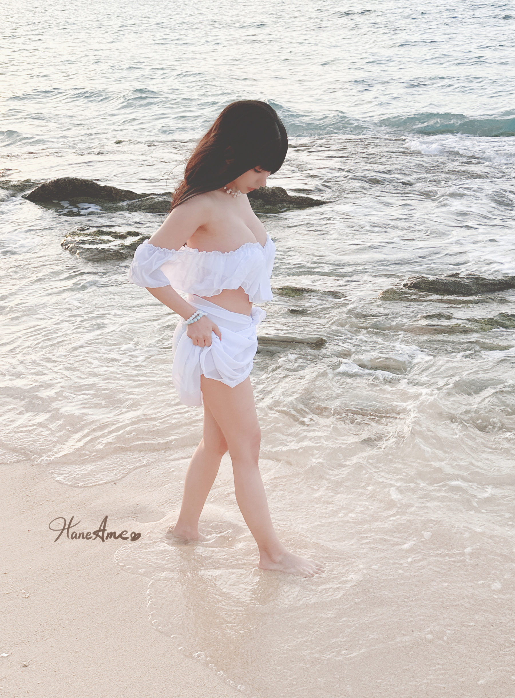 Hane Ame 雨波写真 - Original White sand love in Okinawa 白沙之戀/(41P)