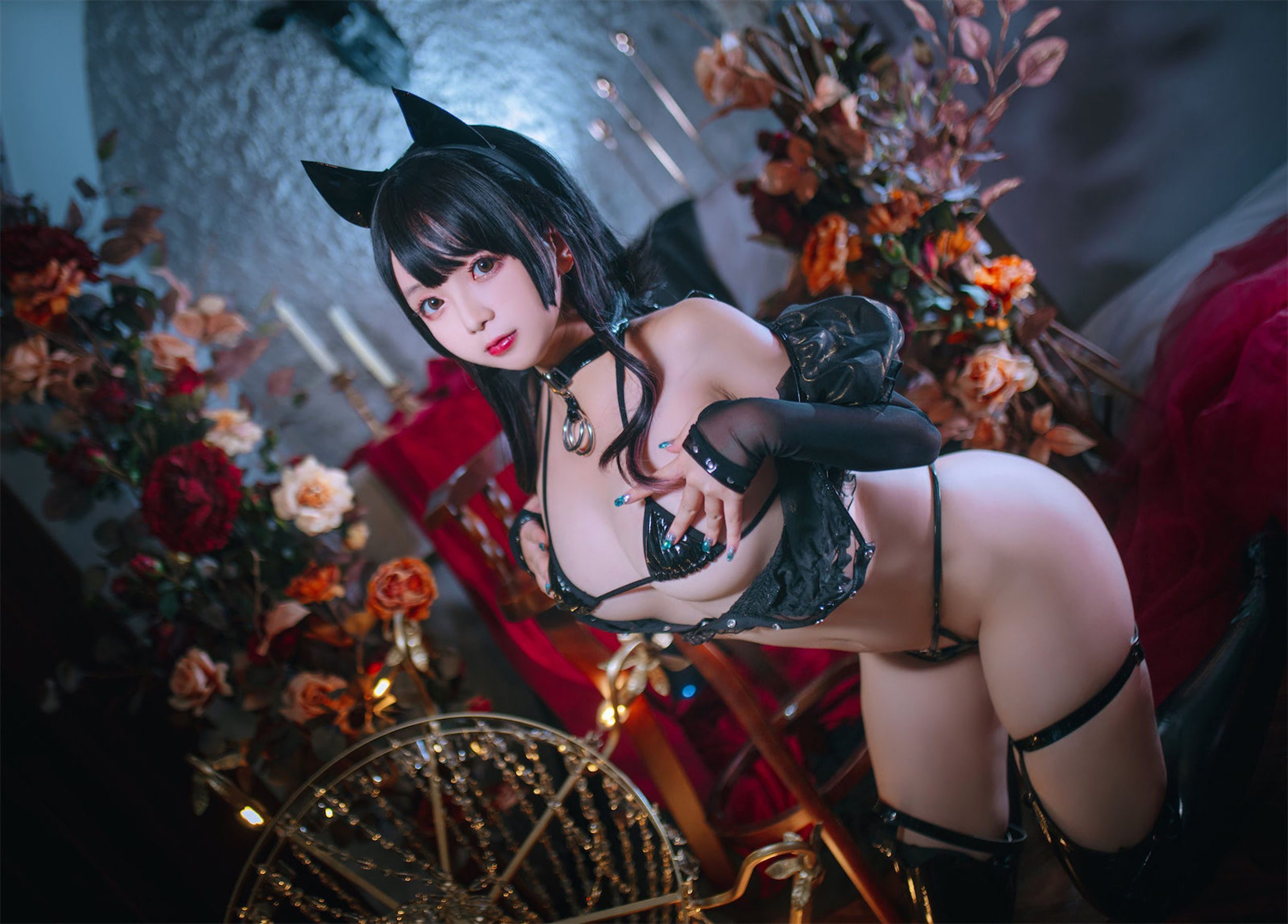 Cosplay日奈娇 - 皮衣系列/(123P)