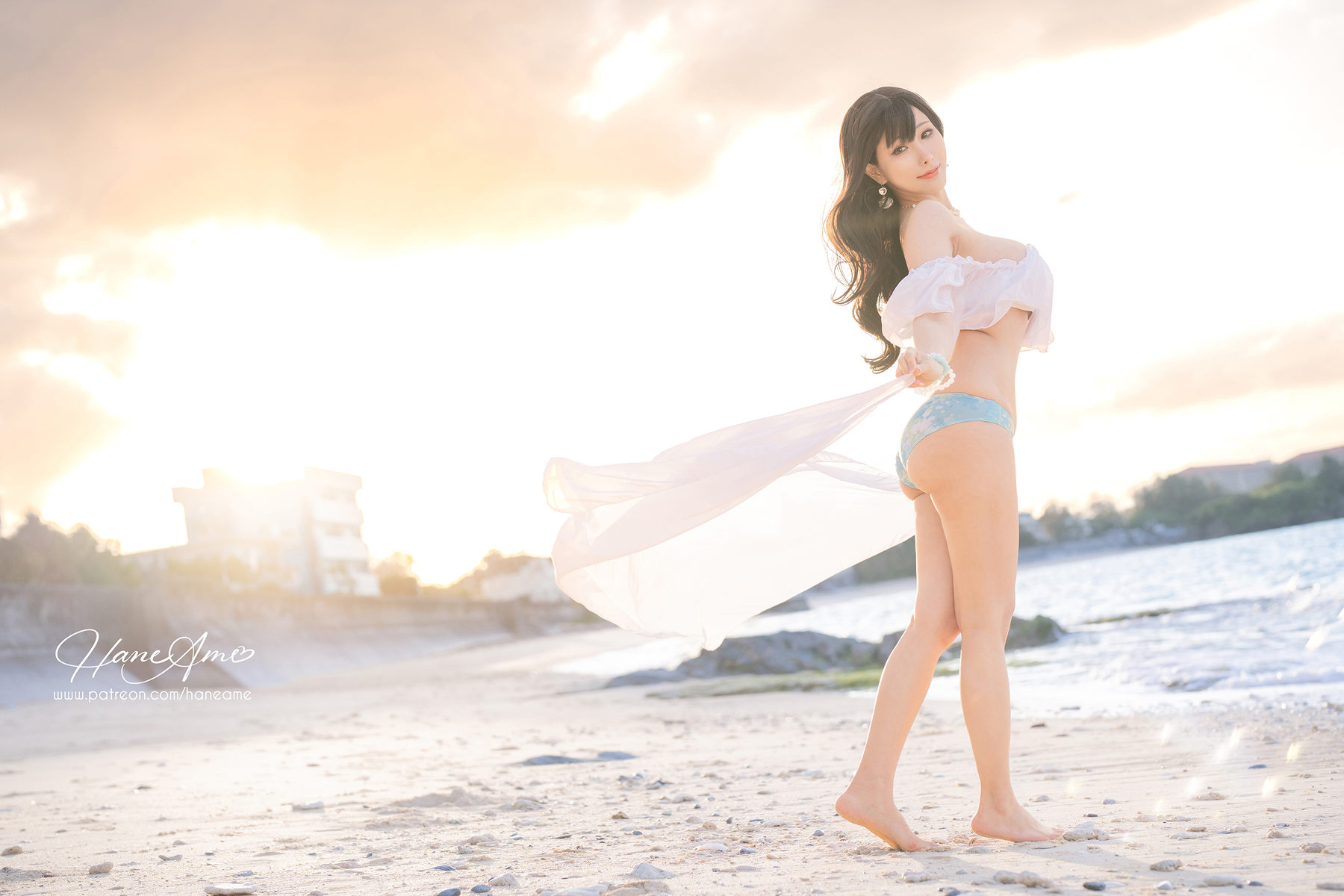 Hane Ame 雨波写真 - Original White sand love in Okinawa 白沙之戀/(41P)