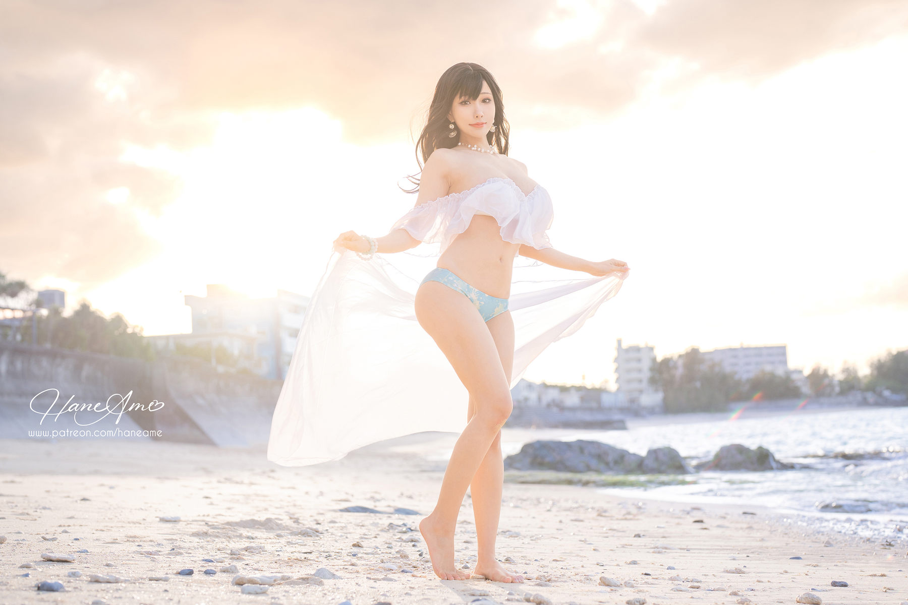 Hane Ame 雨波写真 - Original White sand love in Okinawa 白沙之戀/(41P)