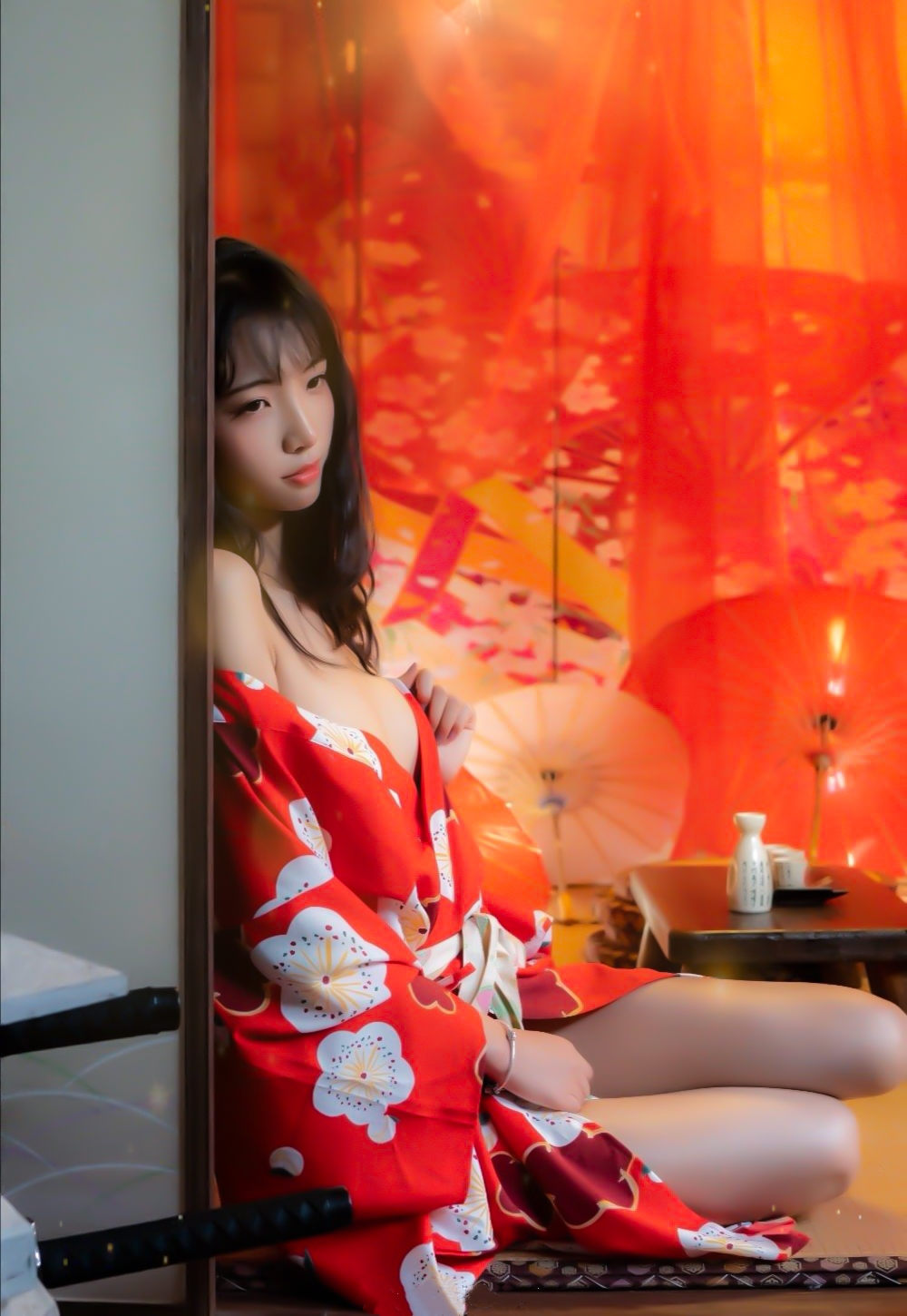 清纯妹子西瓜 - 和服/(10P)