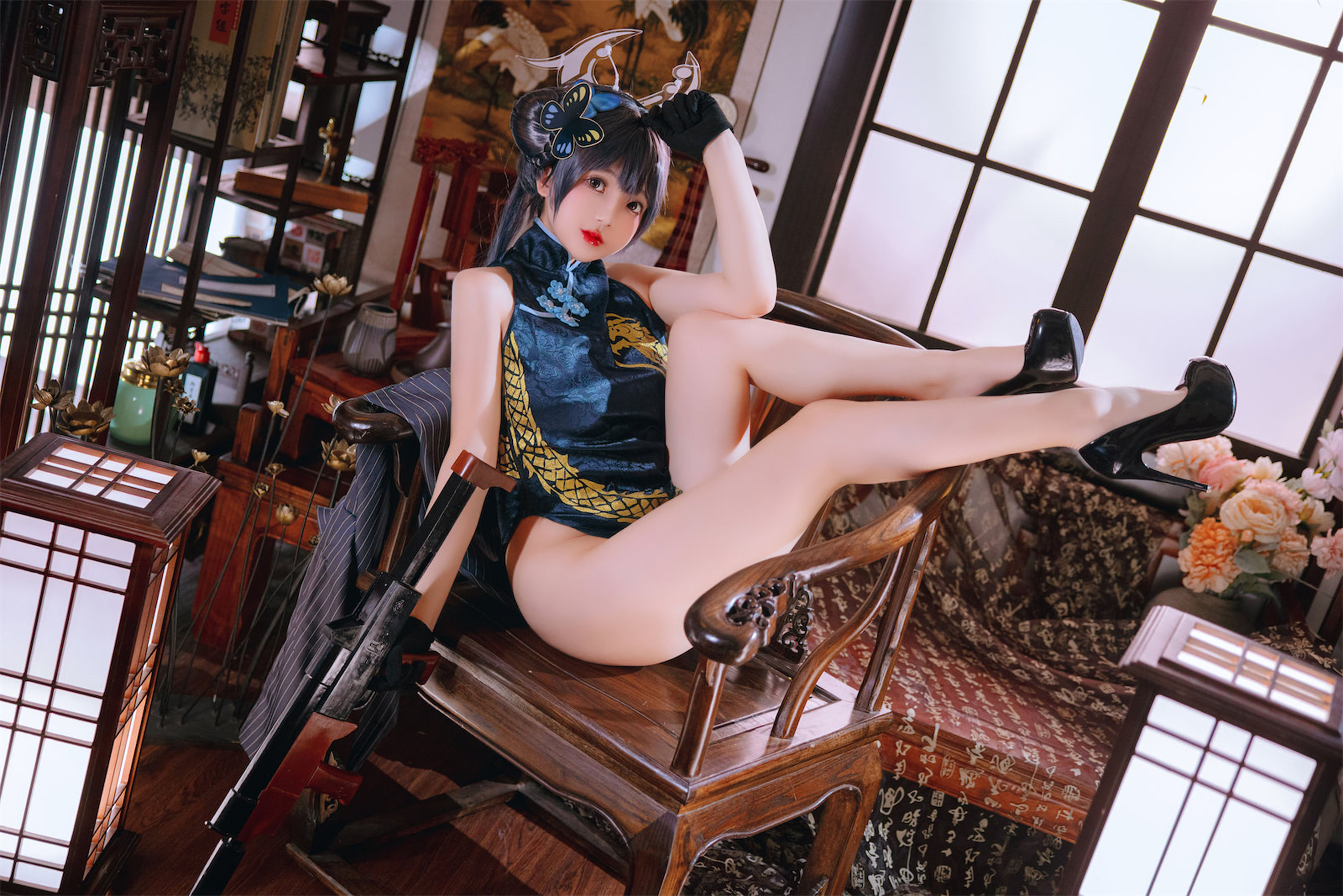 Cosplay日奈娇 - 碧蓝档案妃咲/(91P)