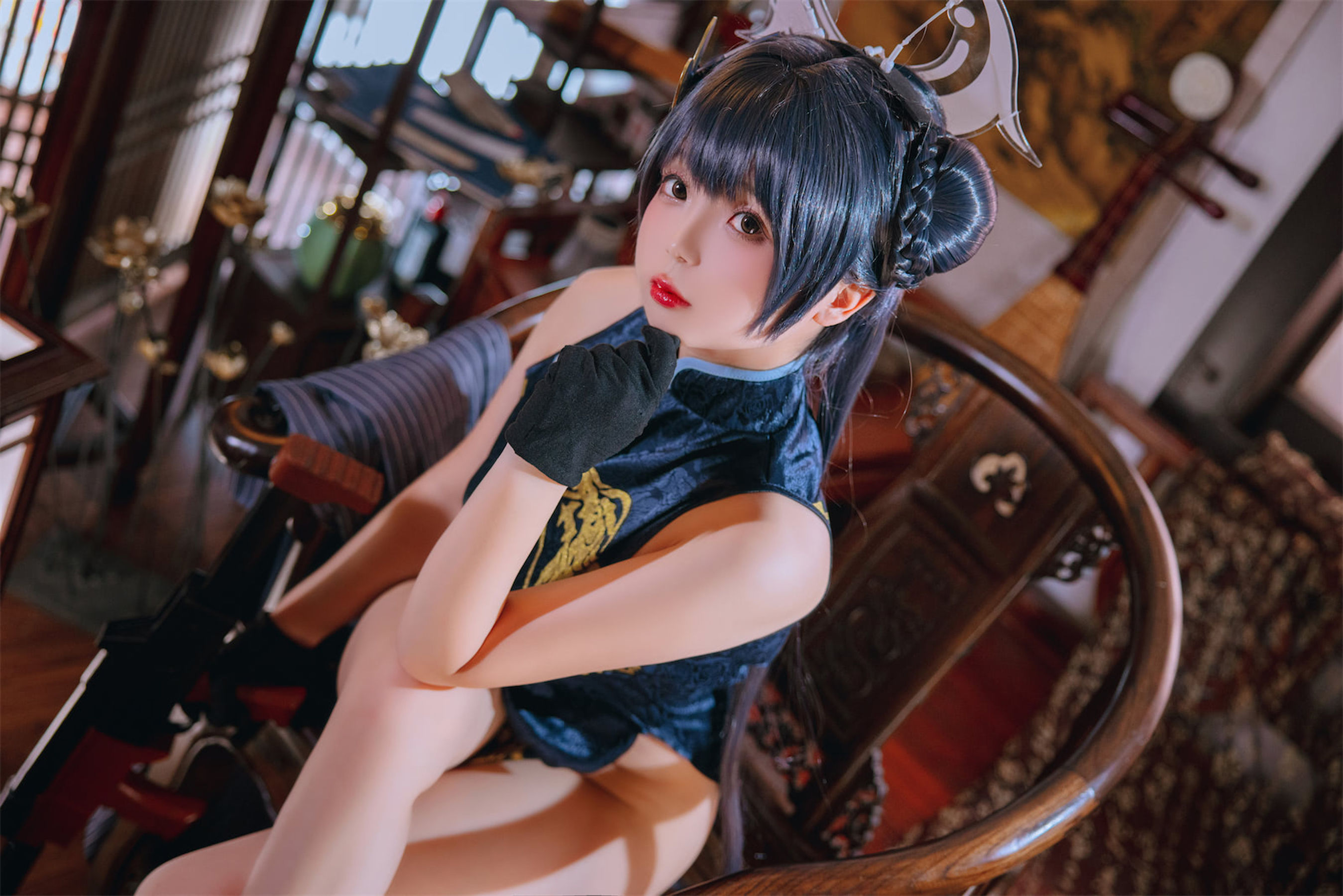 Cosplay日奈娇 - 碧蓝档案妃咲/(91P)