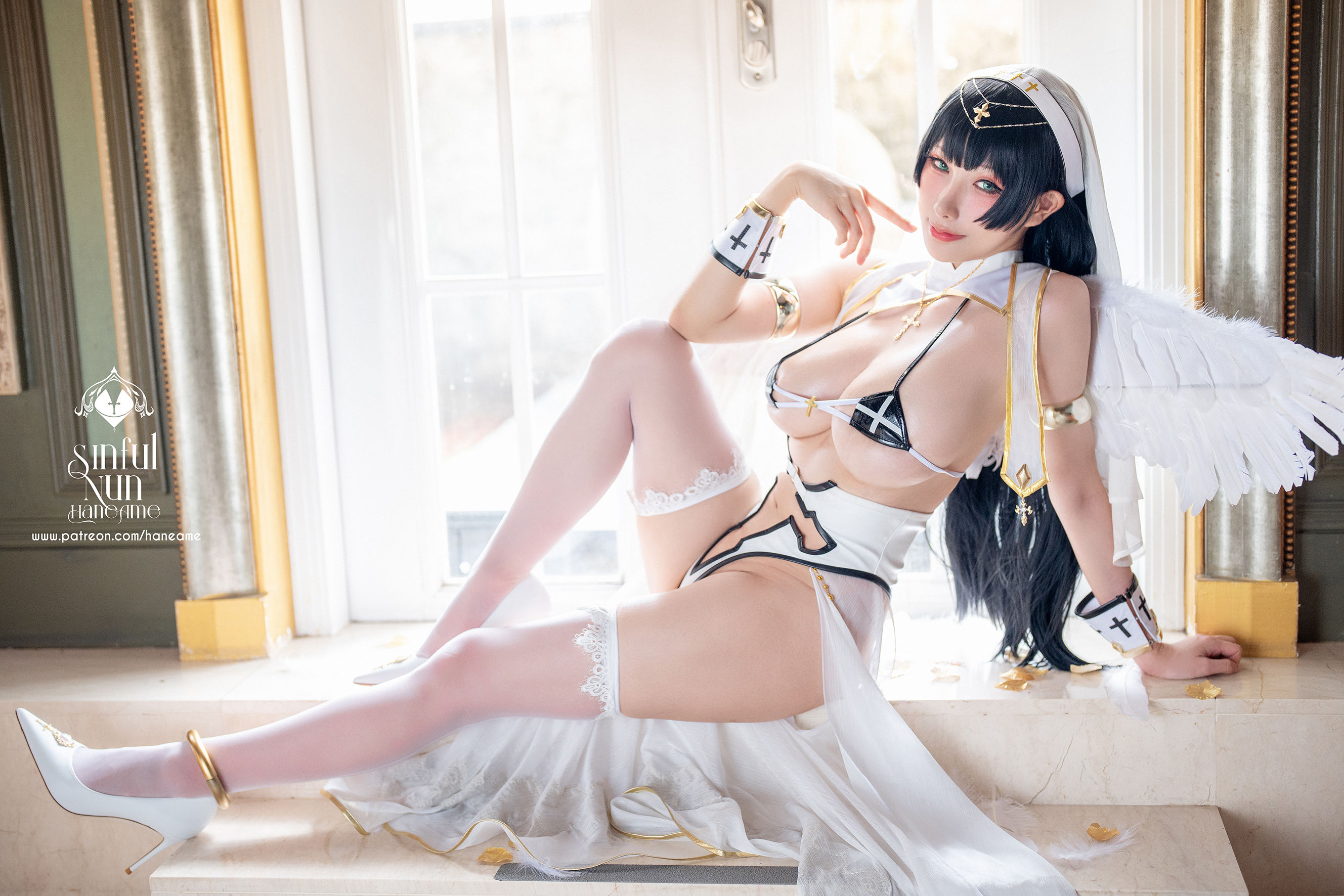 Hane Ame 雨波写真 - Original Sinful Nun Angel/(34P)