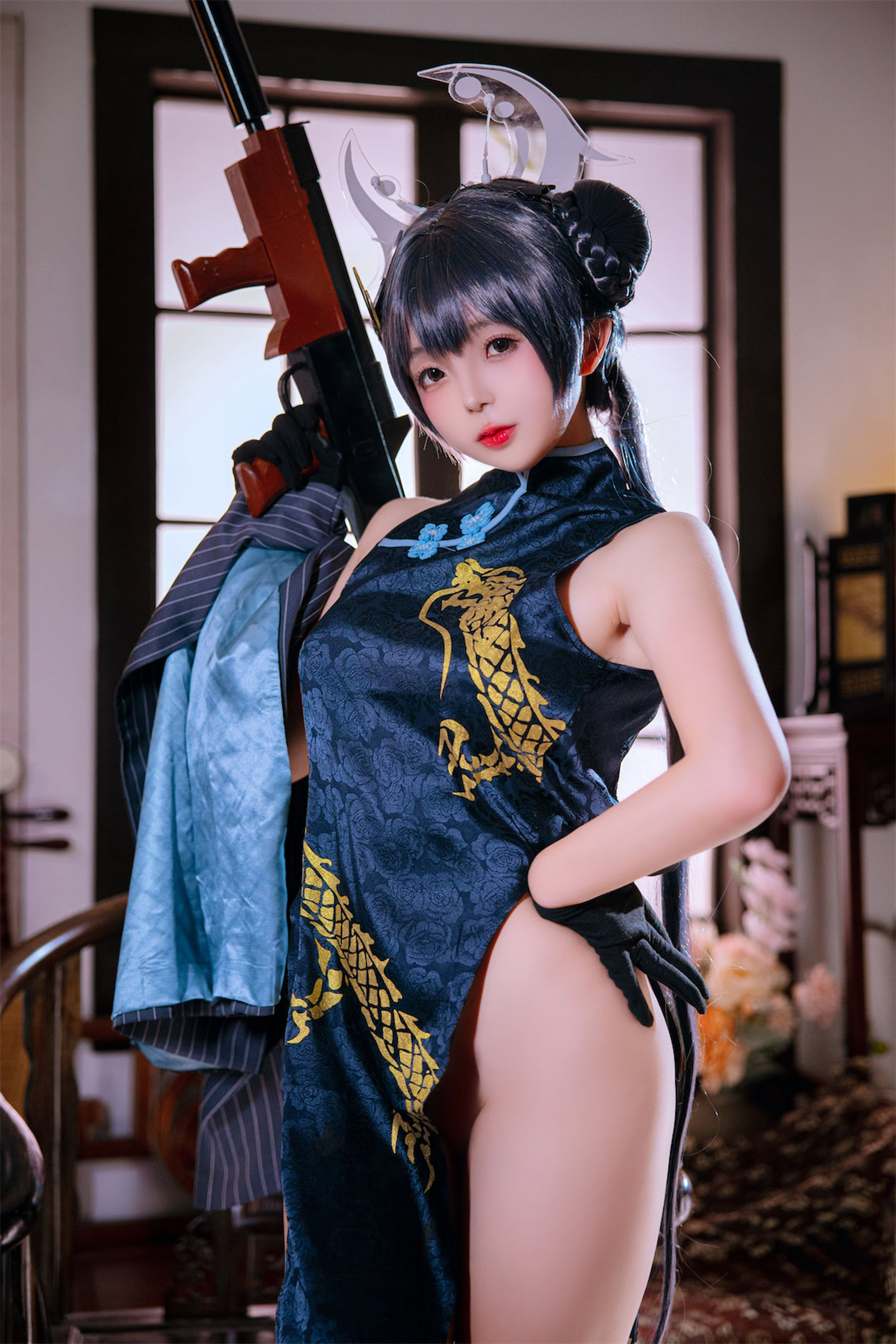 Cosplay日奈娇 - 碧蓝档案妃咲/(91P)