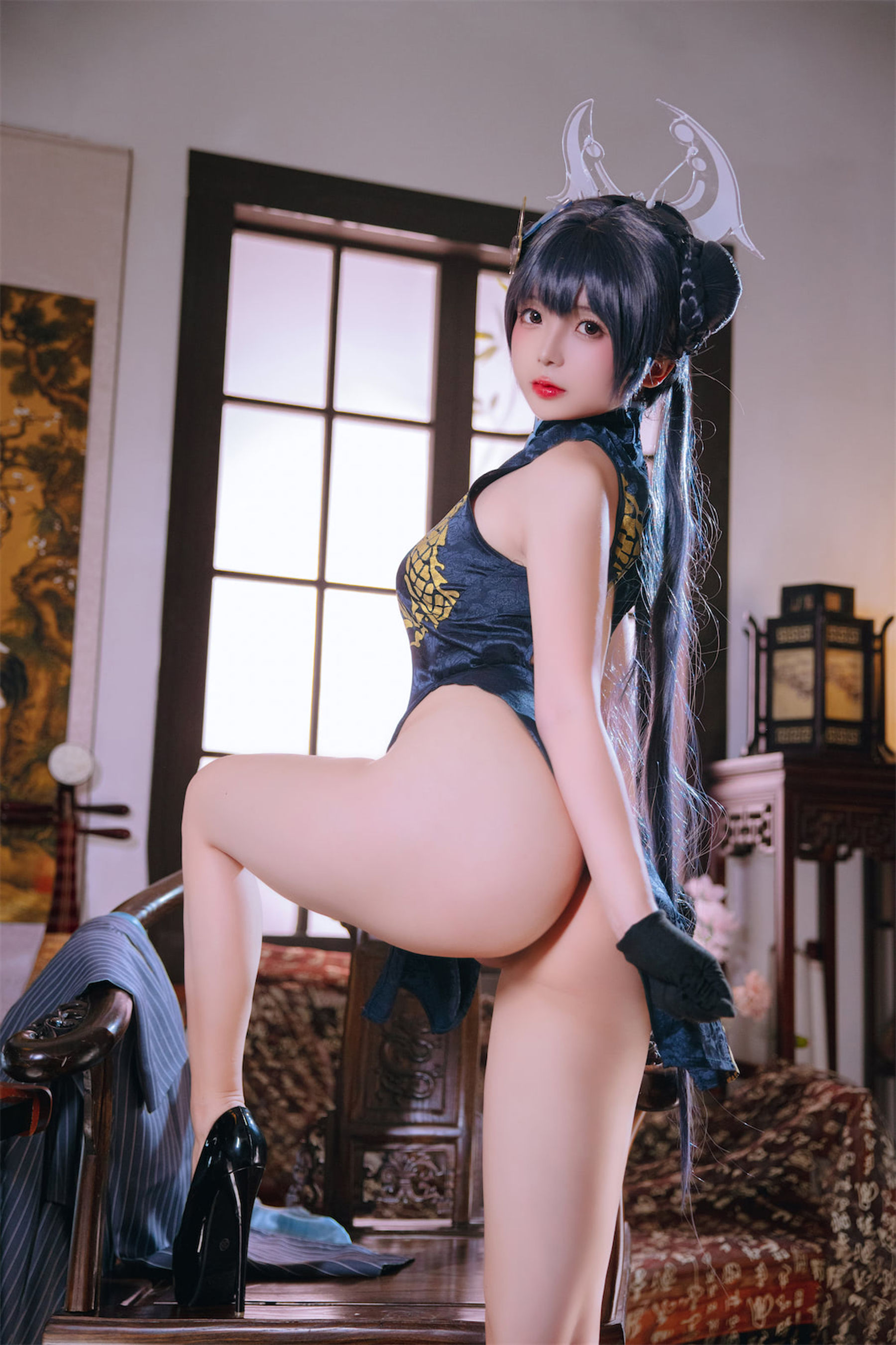 Cosplay日奈娇 - 碧蓝档案妃咲/(91P)