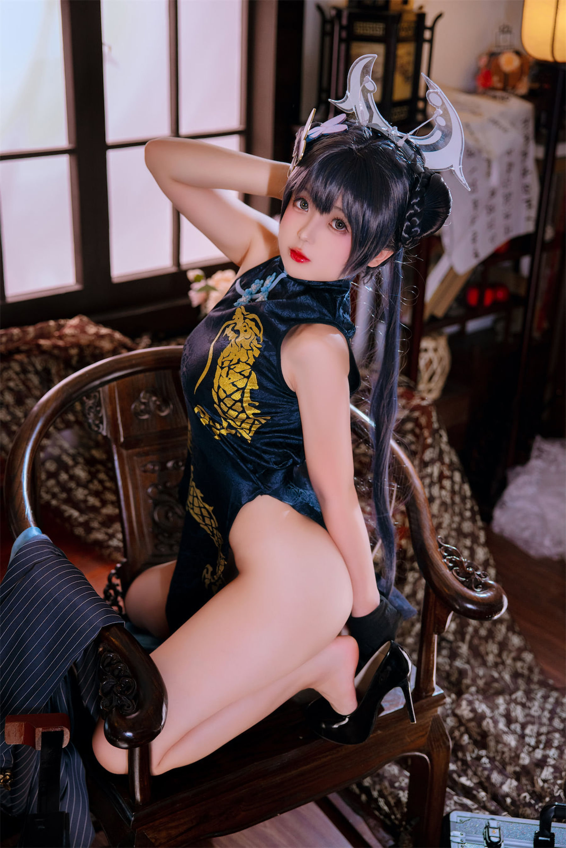 Cosplay日奈娇 - 碧蓝档案妃咲/(91P)