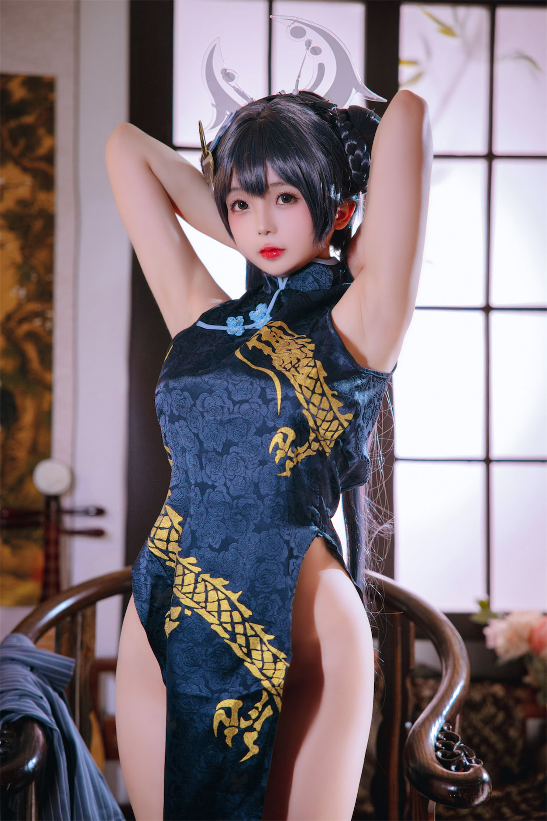 Cosplay日奈娇 - 碧蓝档案妃咲/(91P)