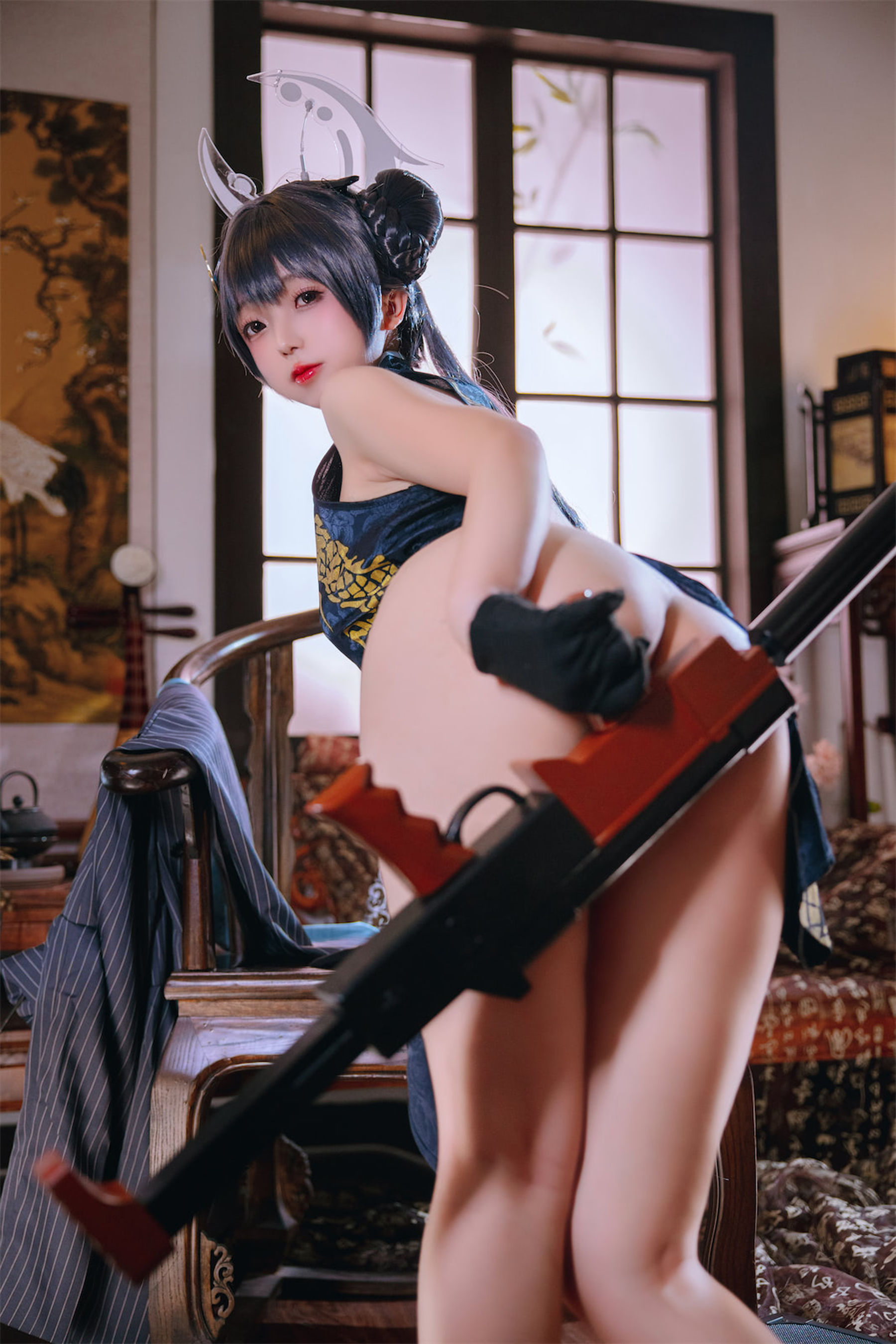 Cosplay日奈娇 - 碧蓝档案妃咲/(91P)