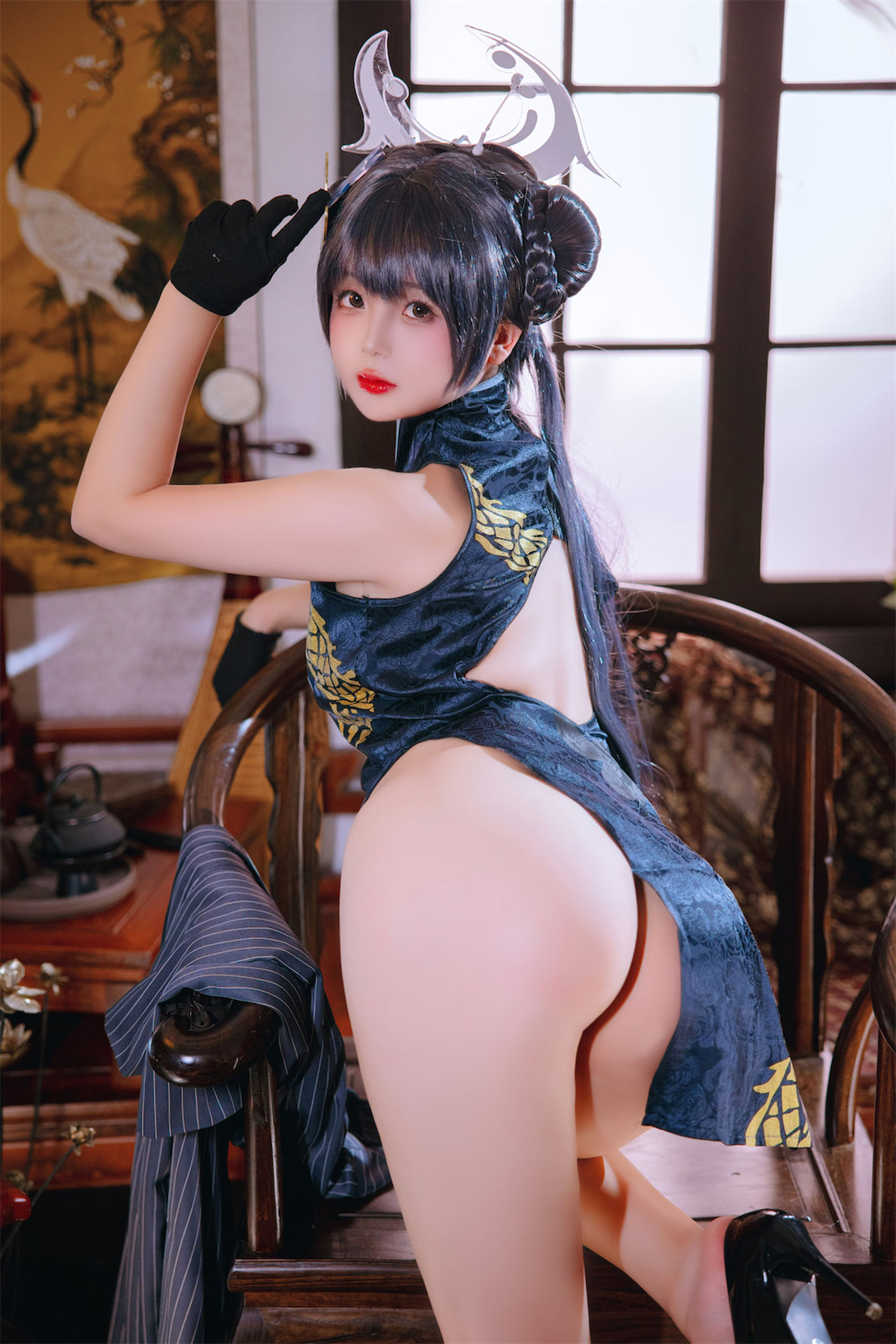 Cosplay日奈娇 - 碧蓝档案妃咲/(91P)