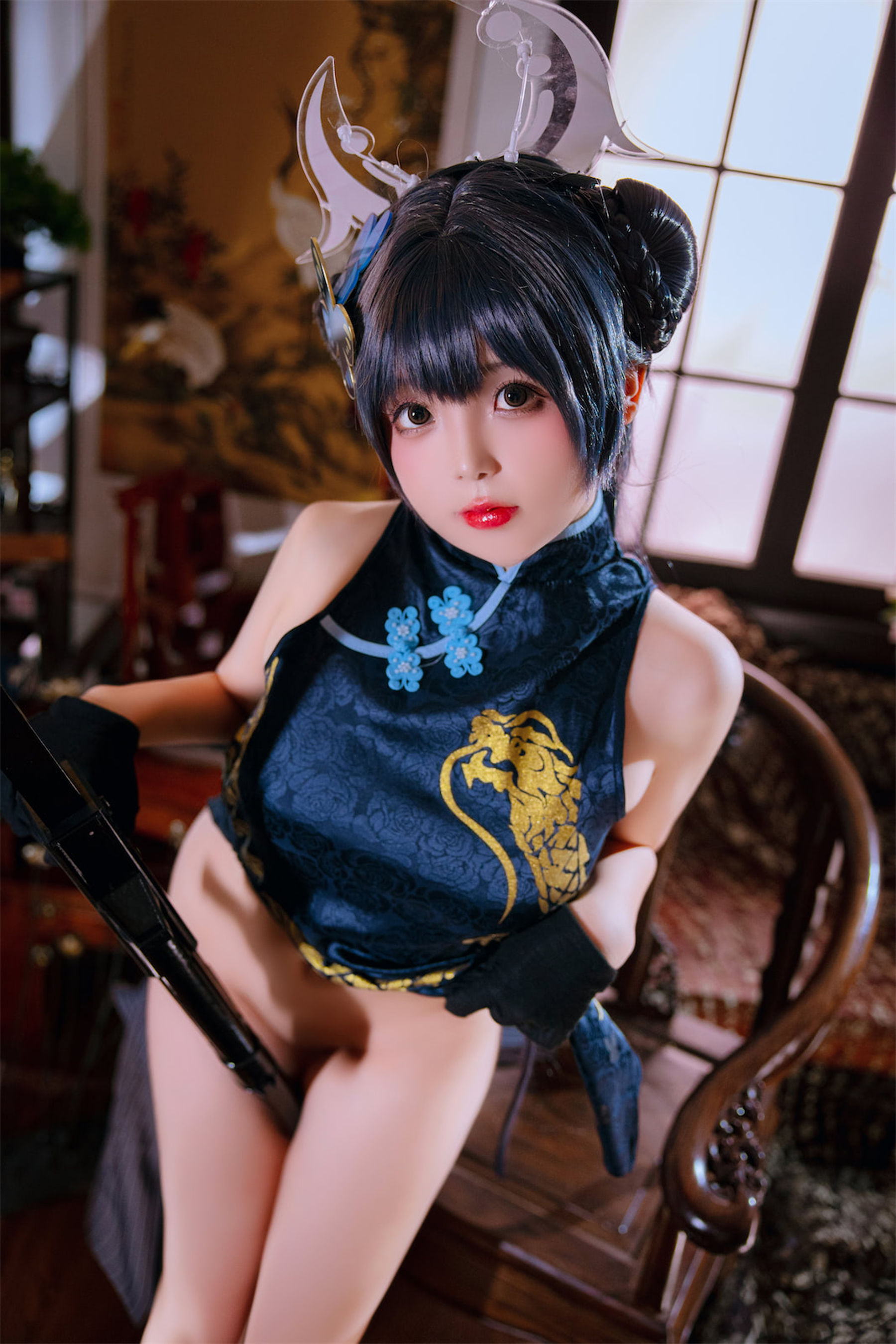 Cosplay日奈娇 - 碧蓝档案妃咲/(91P)