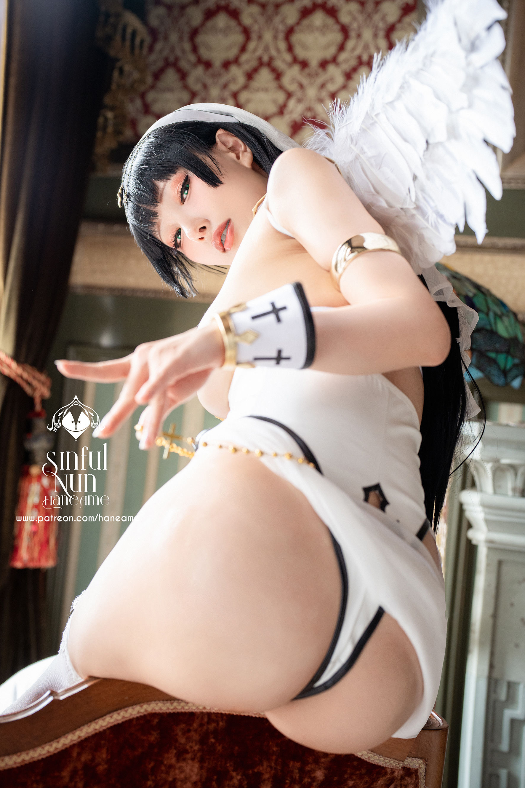 Hane Ame 雨波写真 - Original Sinful Nun Angel/(34P)
