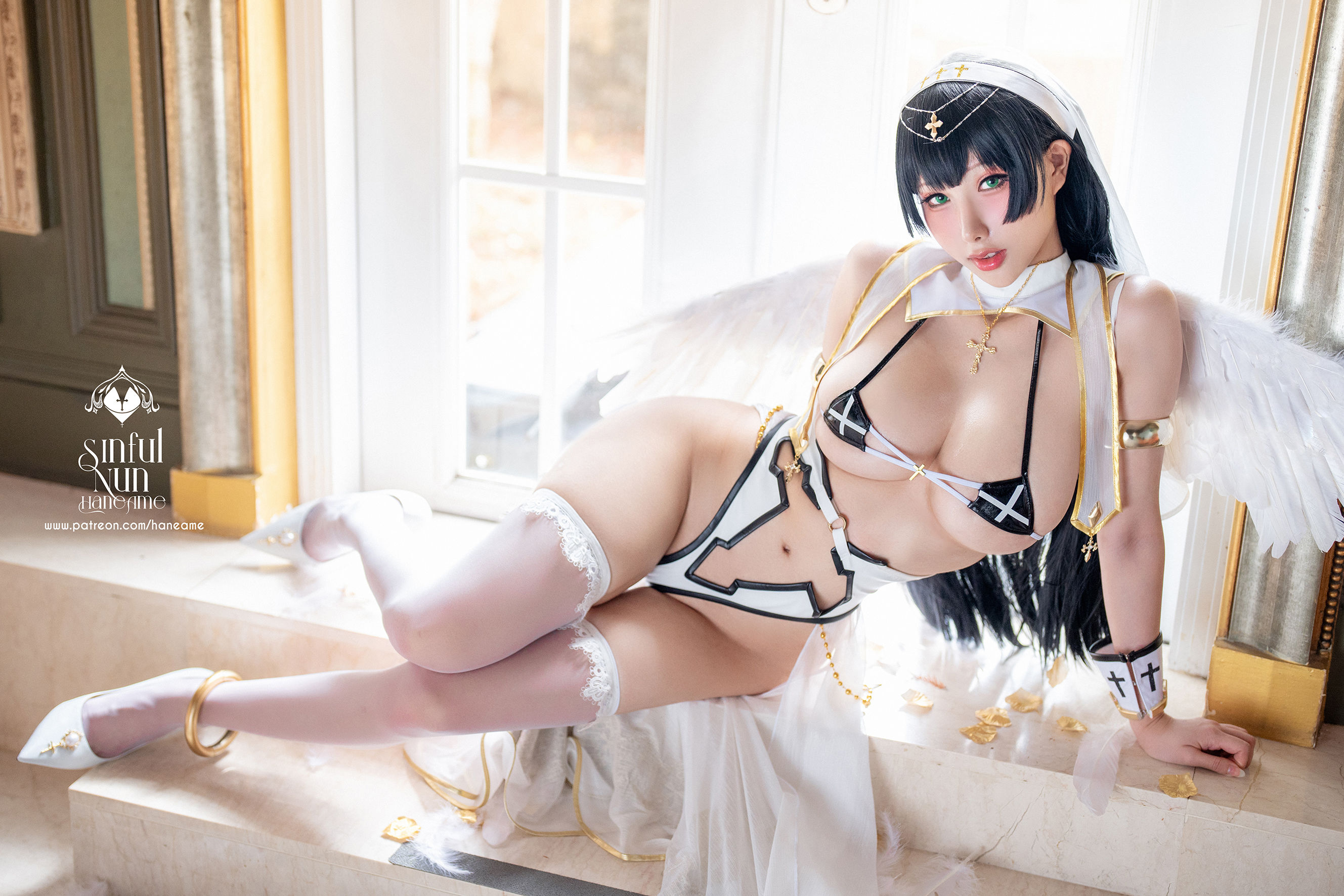 Hane Ame 雨波写真 - Original Sinful Nun Angel/(34P)