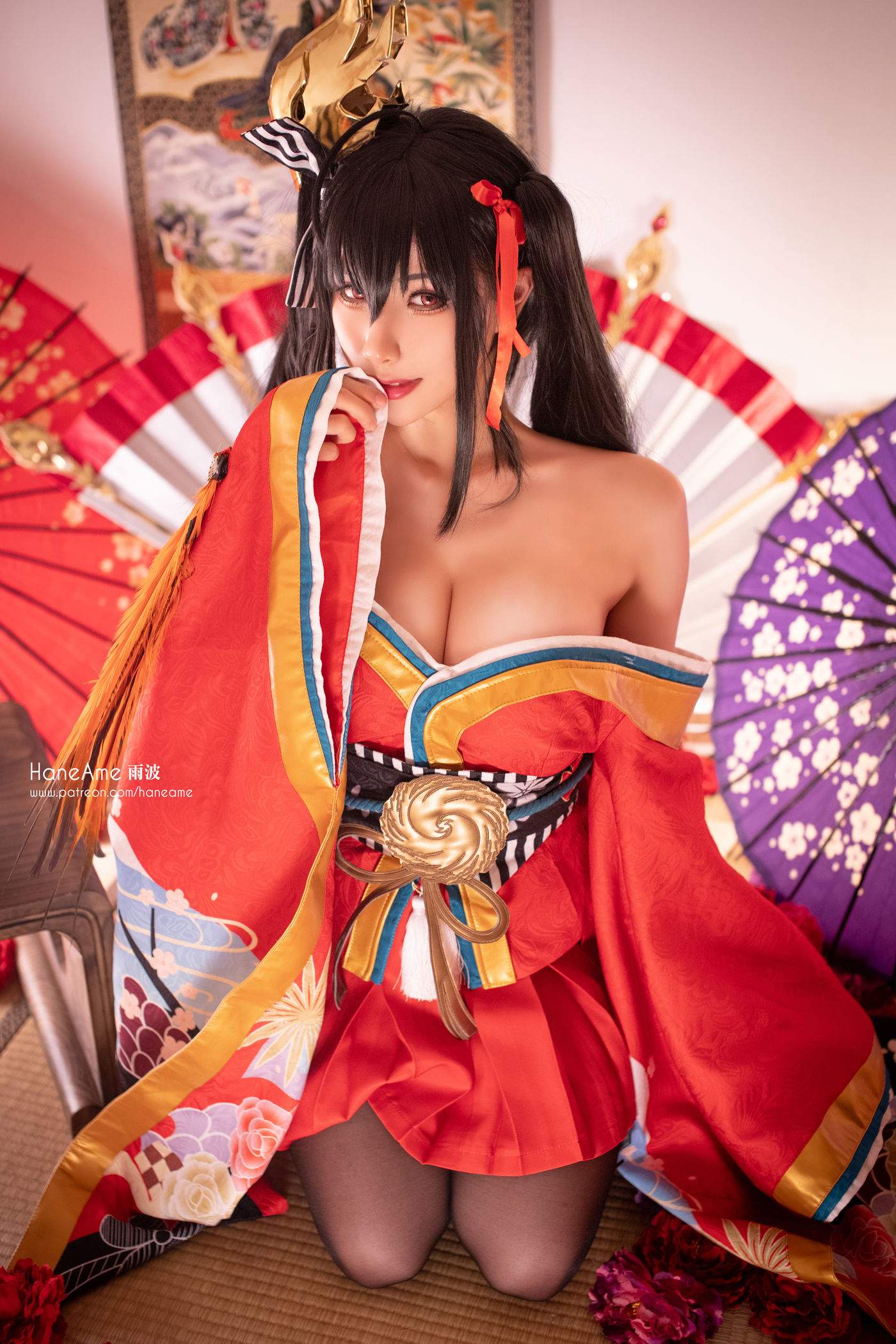 Hane Ame 雨波写真 - Taihou official kimono (Azur Lane)/(18P)