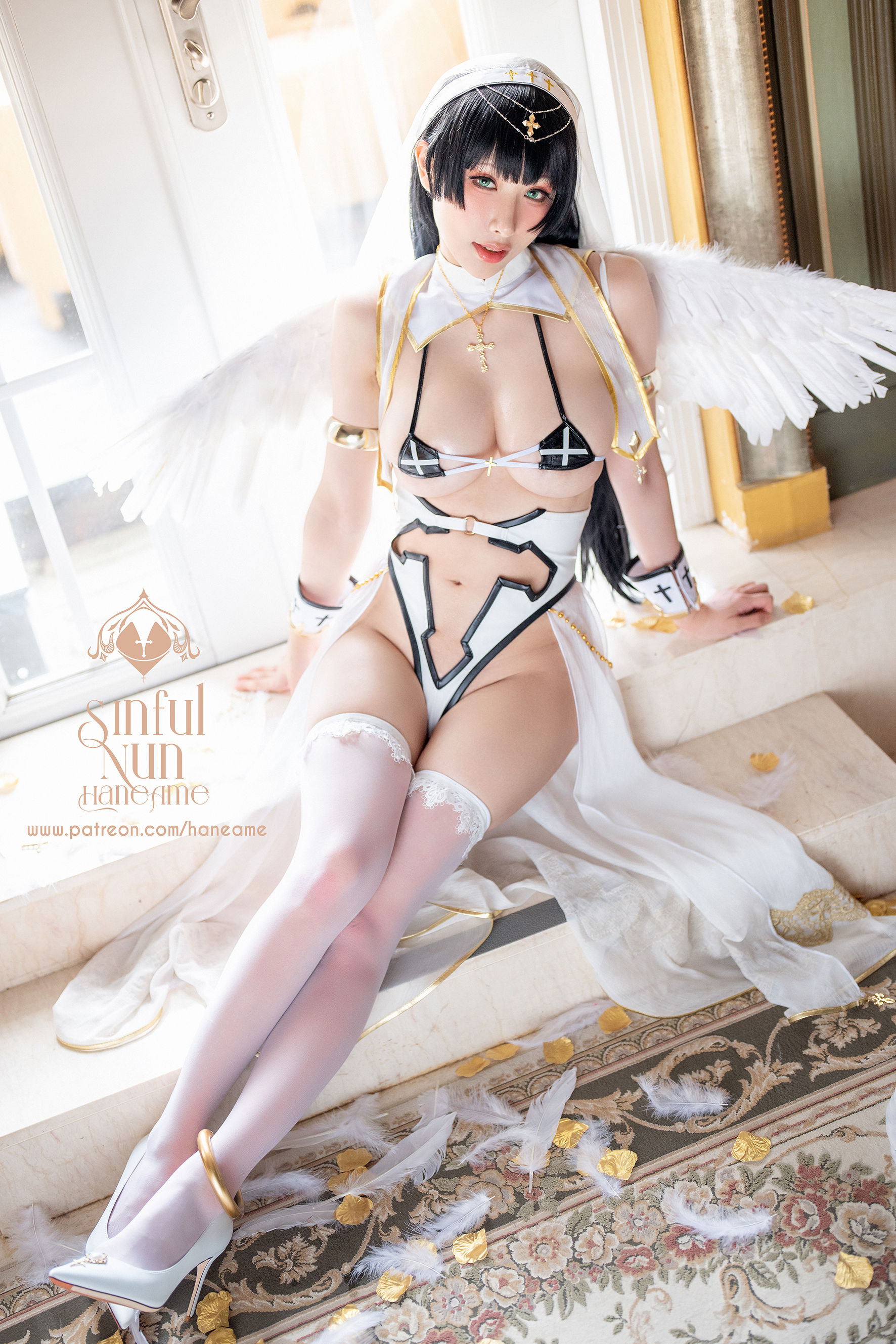 Hane Ame 雨波写真 - Original Sinful Nun Angel/(34P)