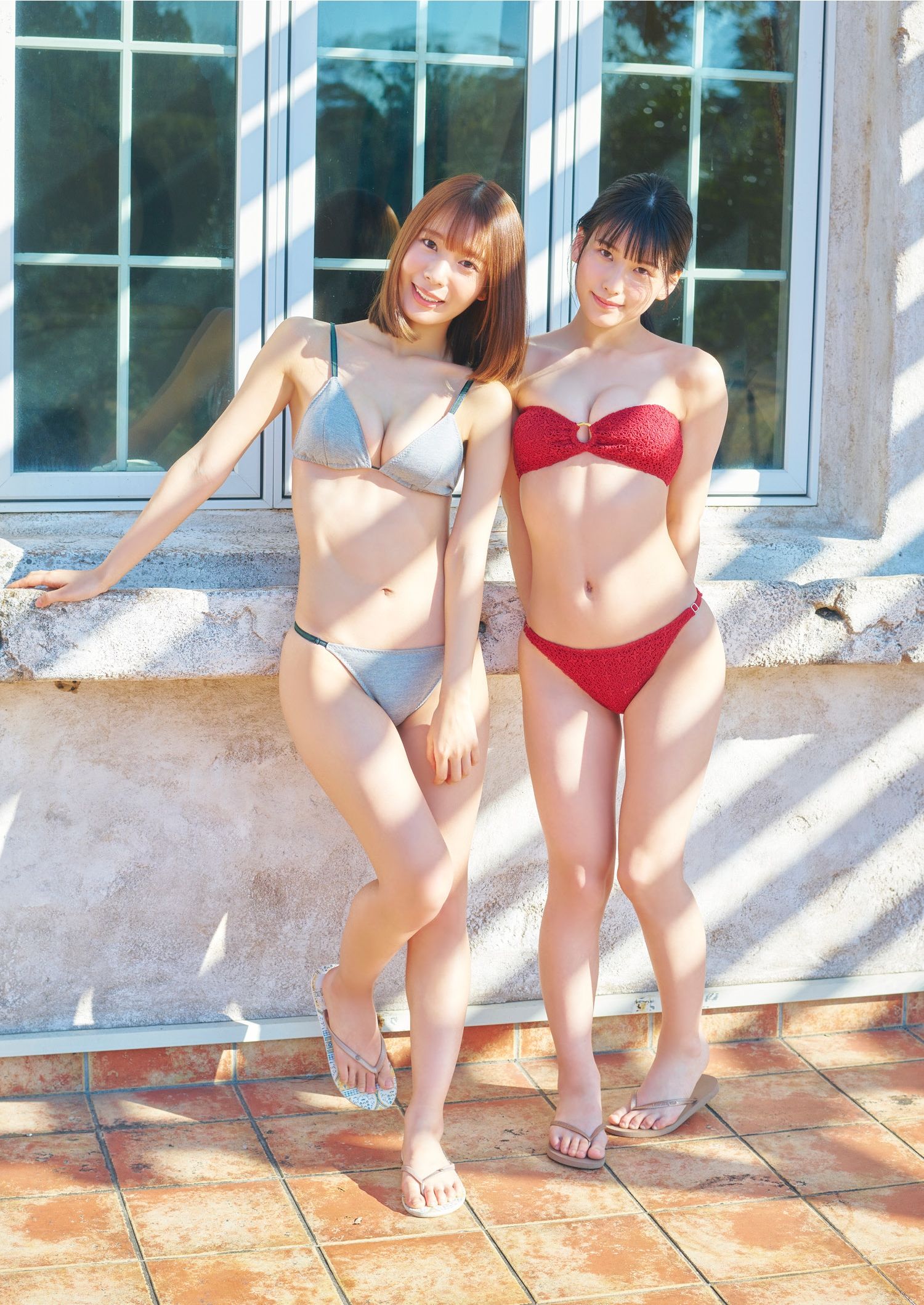 Anri Morishima 森嶋あんり & Yui Oku 奥ゆい - Fuwa yuru Yuri shimai ふわゆるユリ姉妹/(49P)