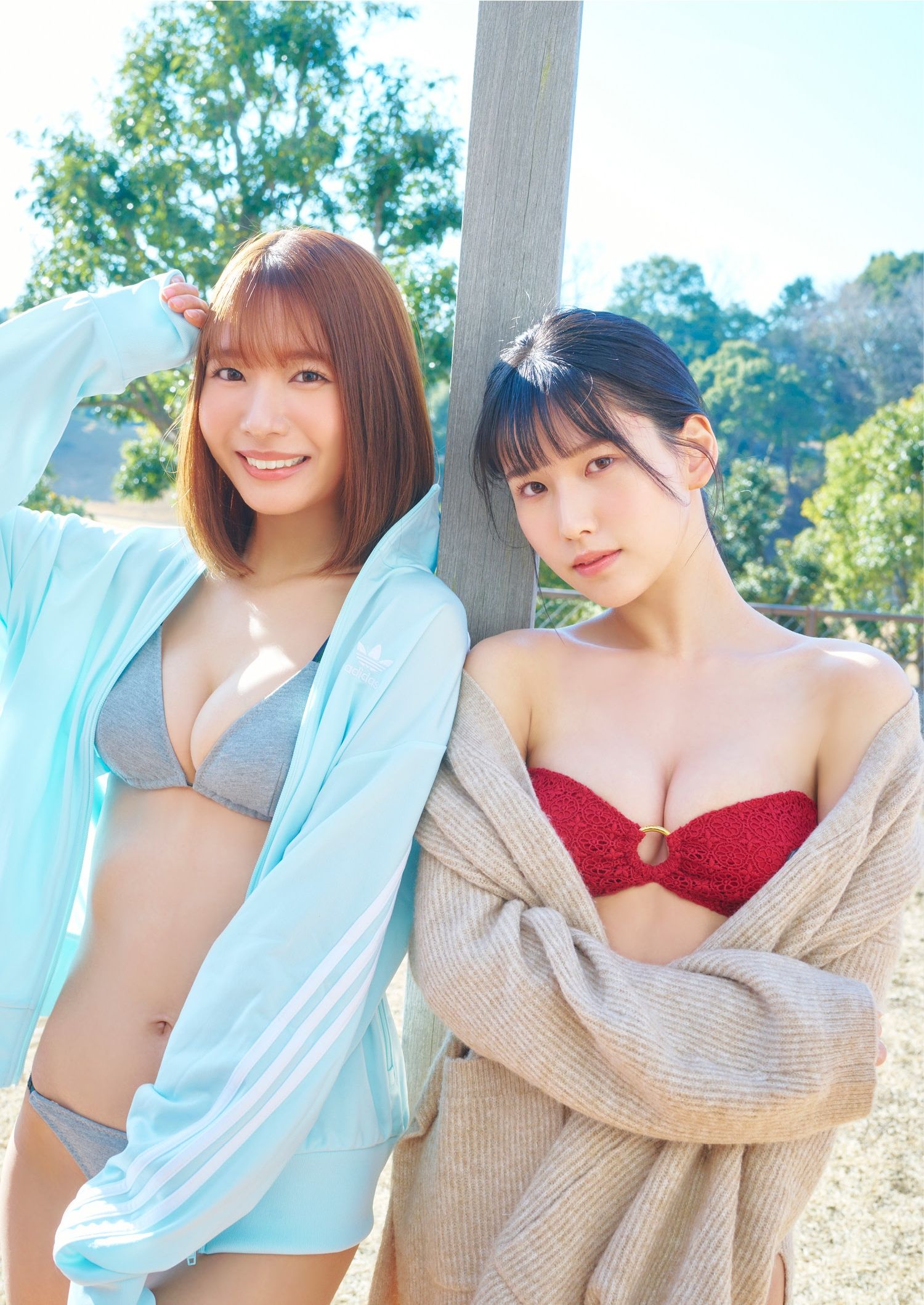 Anri Morishima 森嶋あんり & Yui Oku 奥ゆい - Fuwa yuru Yuri shimai ふわゆるユリ姉妹/(49P)