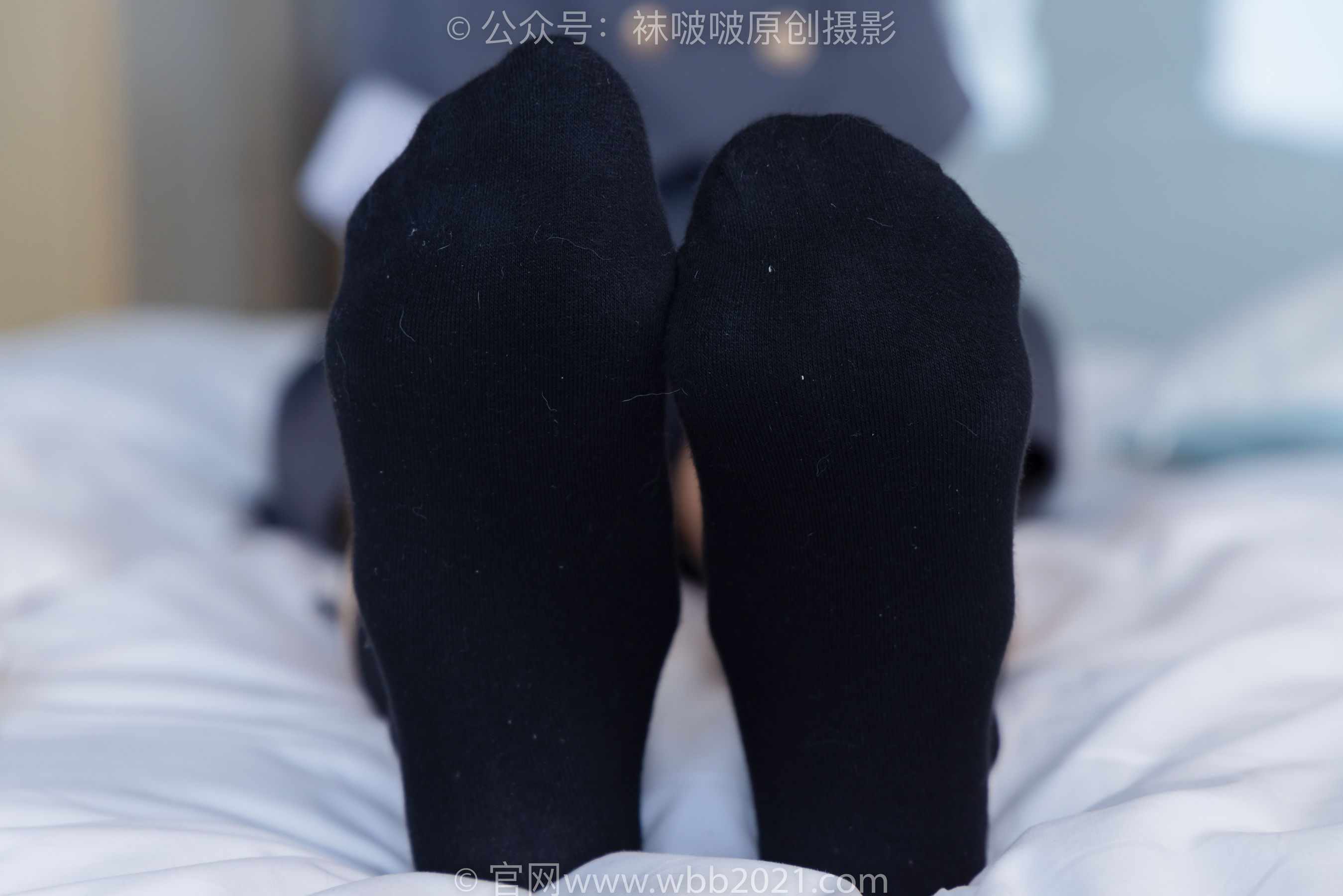 BoBoSocks袜啵啵 No.268 芝士 -黑皮鞋、绑带黑棉袜、学院制服/(139P)