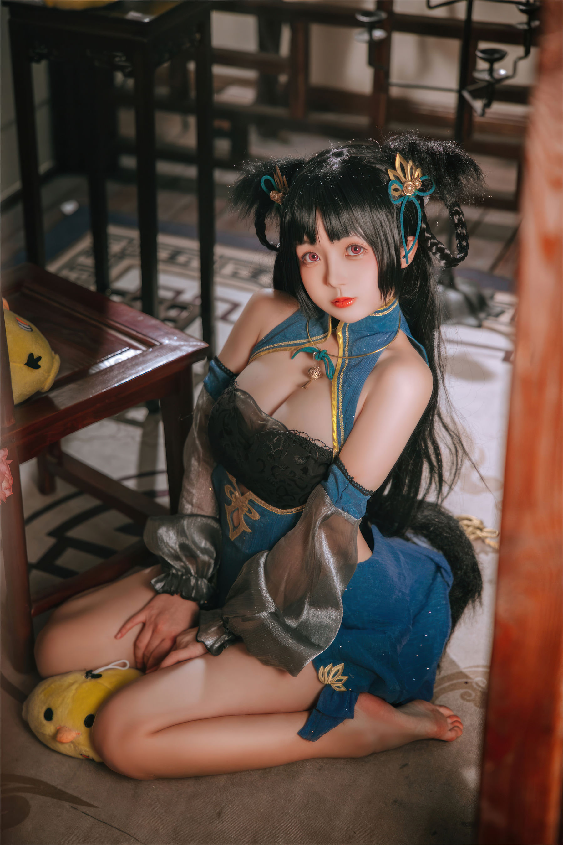 Cosplay日奈娇 - 碧蓝航线 大潮旗袍/(24P)