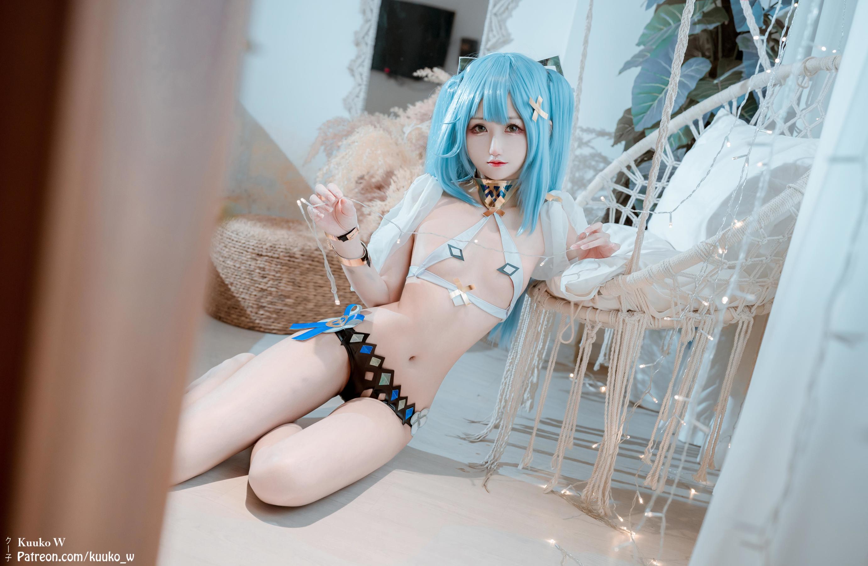 [Cosplay] [KuukoW] Kuuko クー子 - Faruzan/(24P)