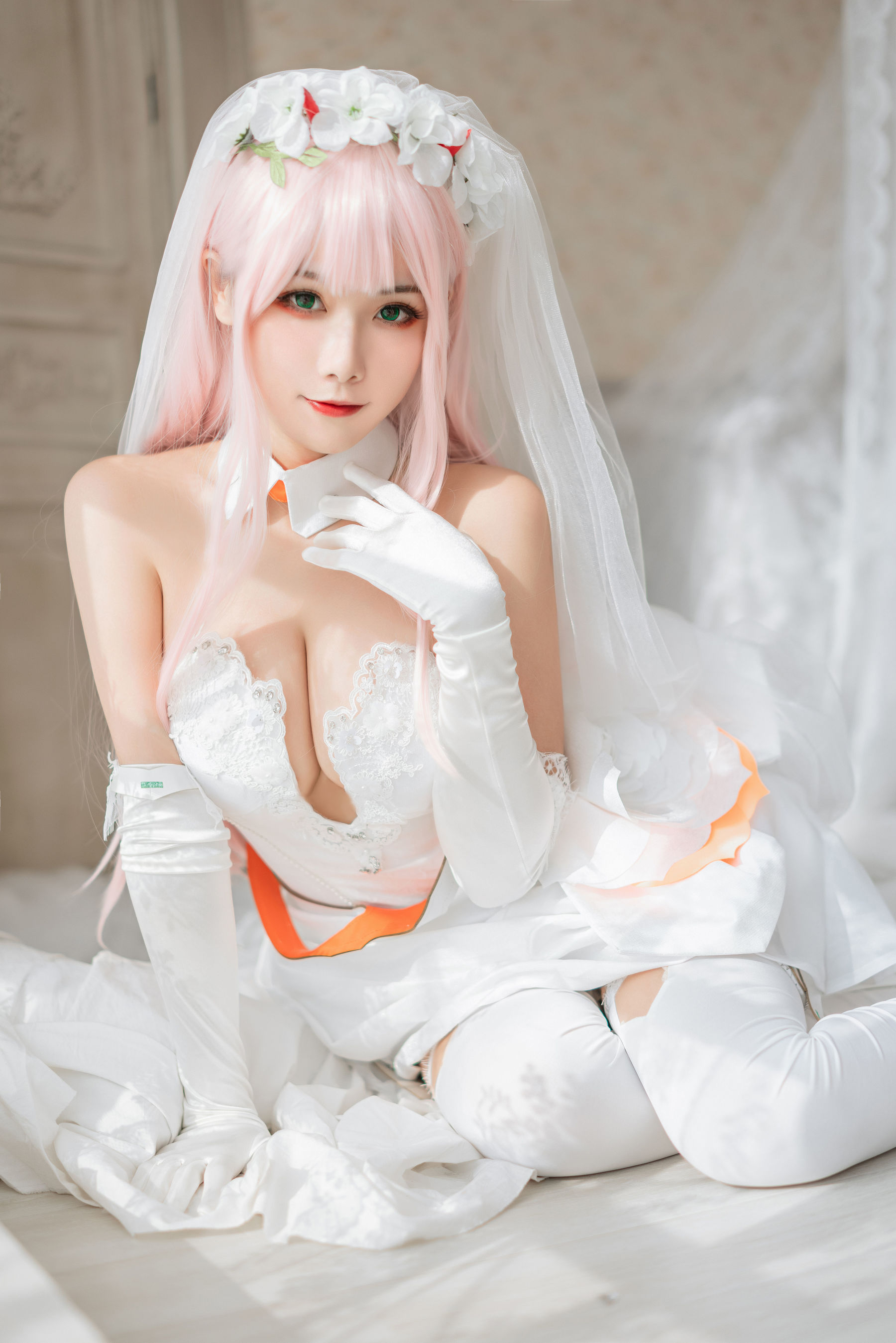 微博妹子Momoko葵葵 - DARLING in the FRANXX 花嫁/(20P)