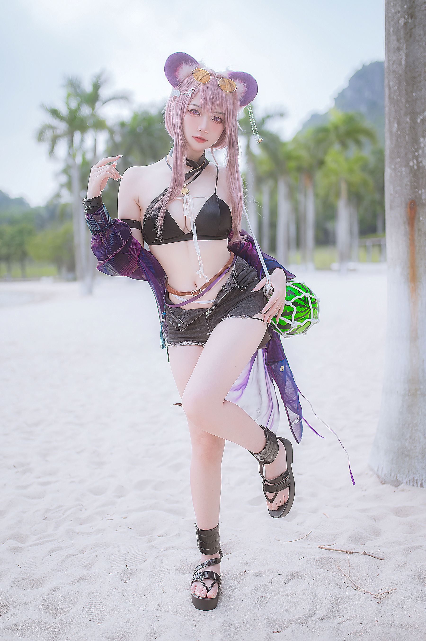 人气Coser 二佐Nisa - 泰拉夏日纪事 佐佐林雨霞/(44P)